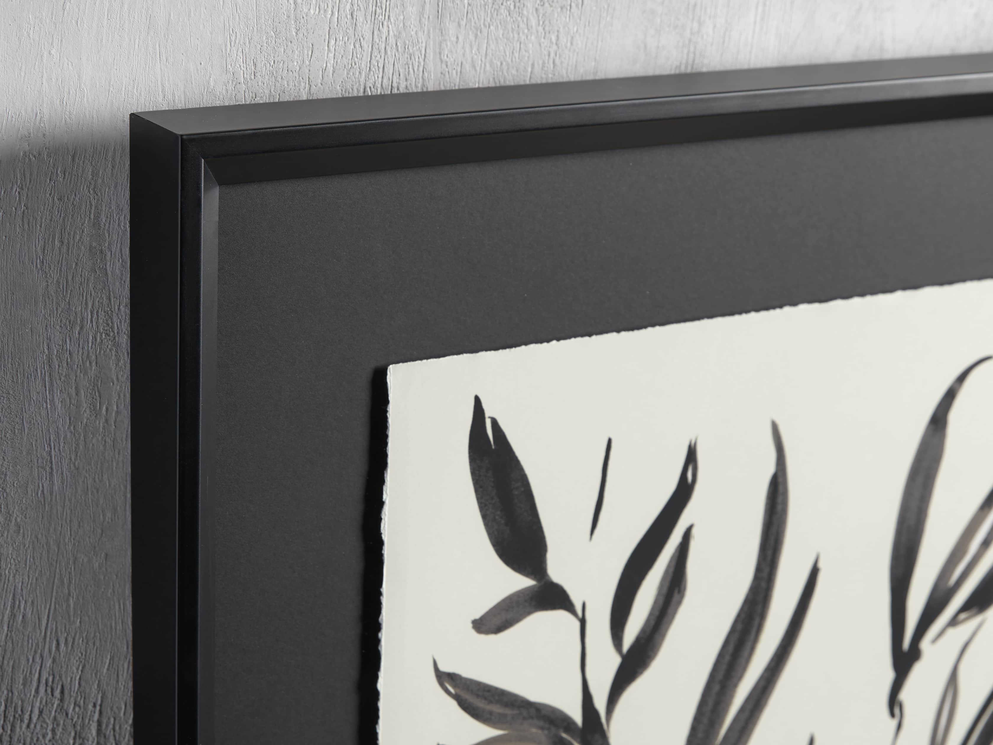 Caligraphy Botanical Framed Print II, slide 2 of 6