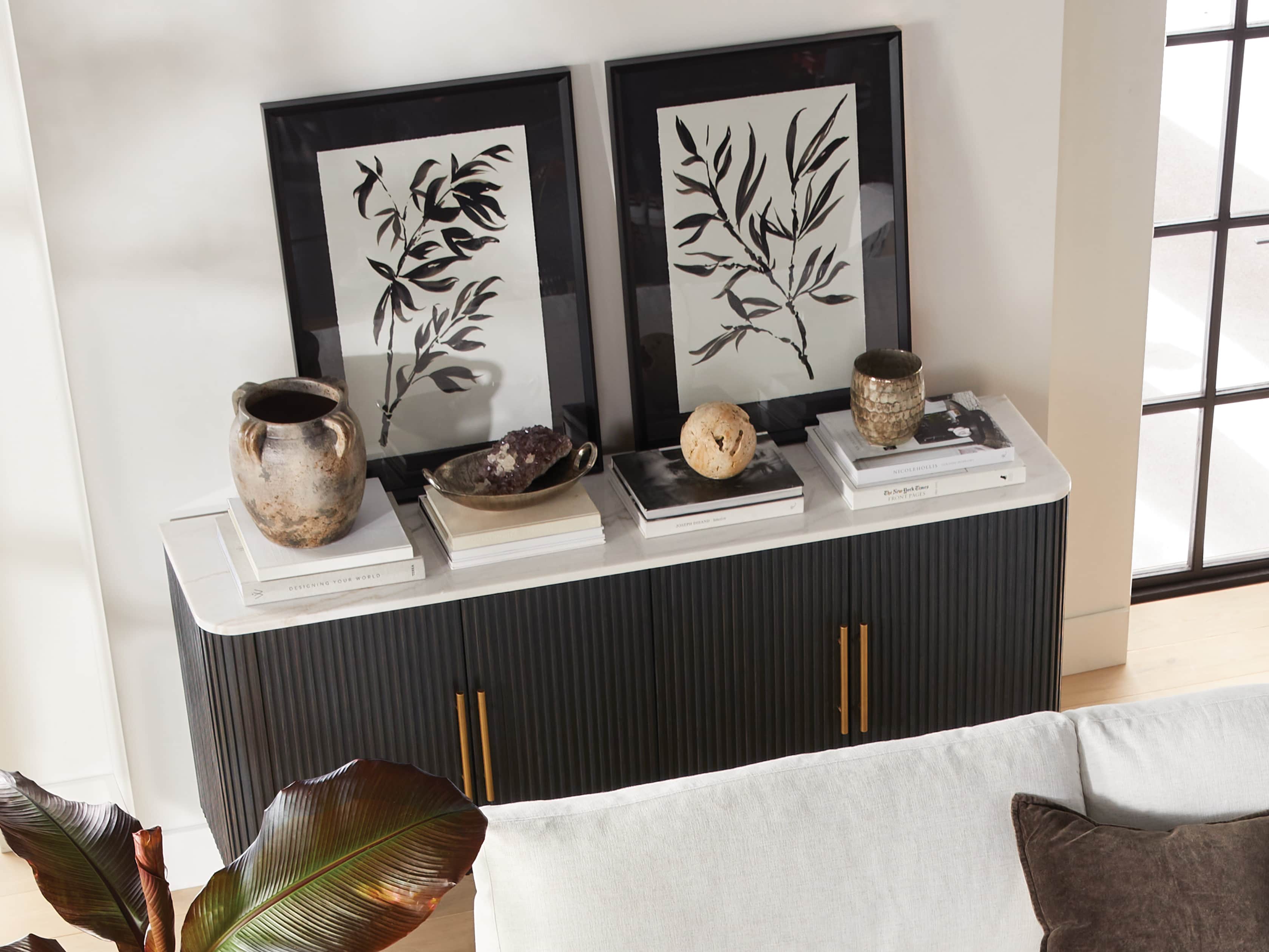 Caligraphy Botanical Framed Print II, slide 5 of 6
