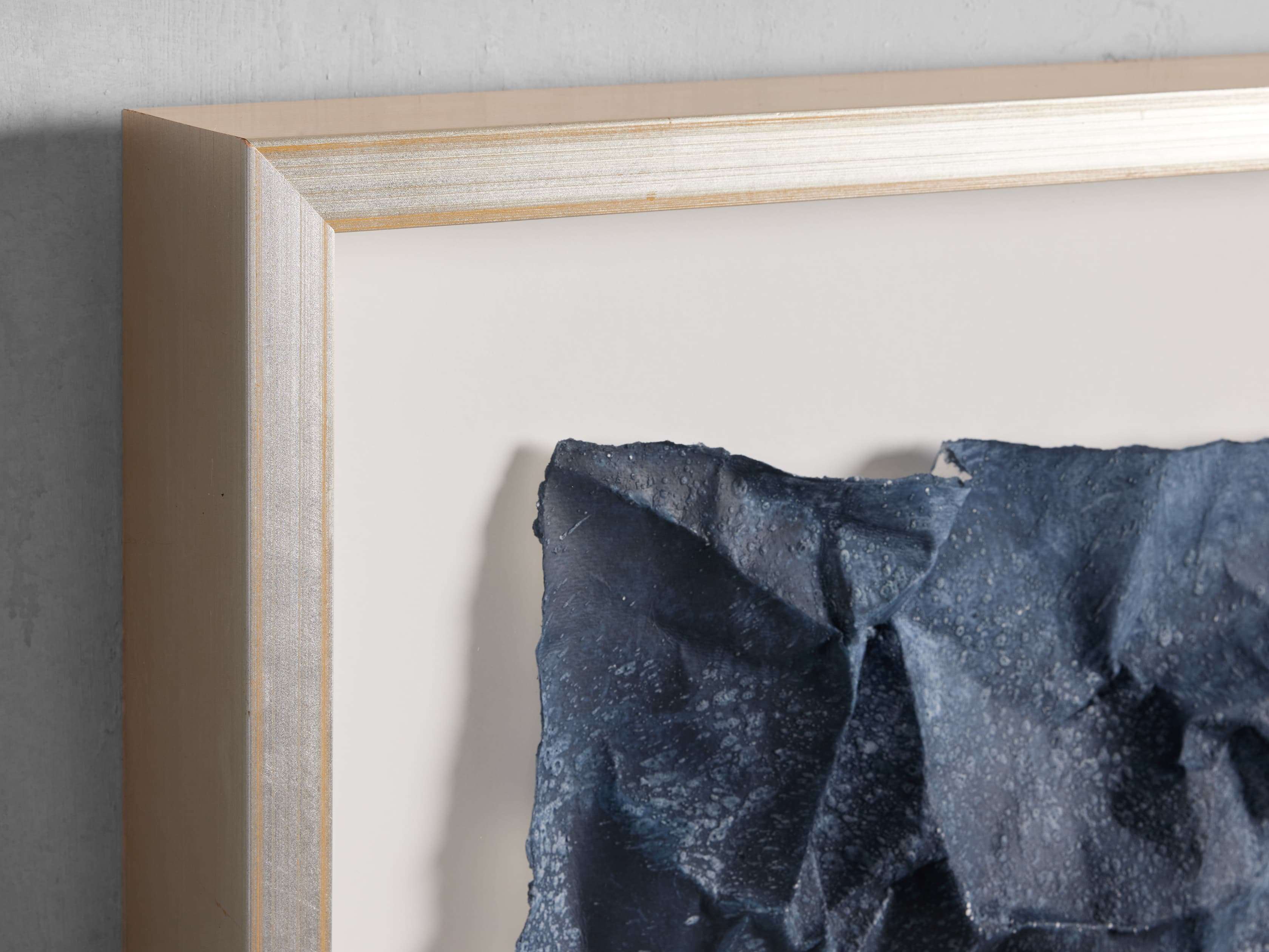 Denim Abstract Framed Print I, slide 2 of 5
