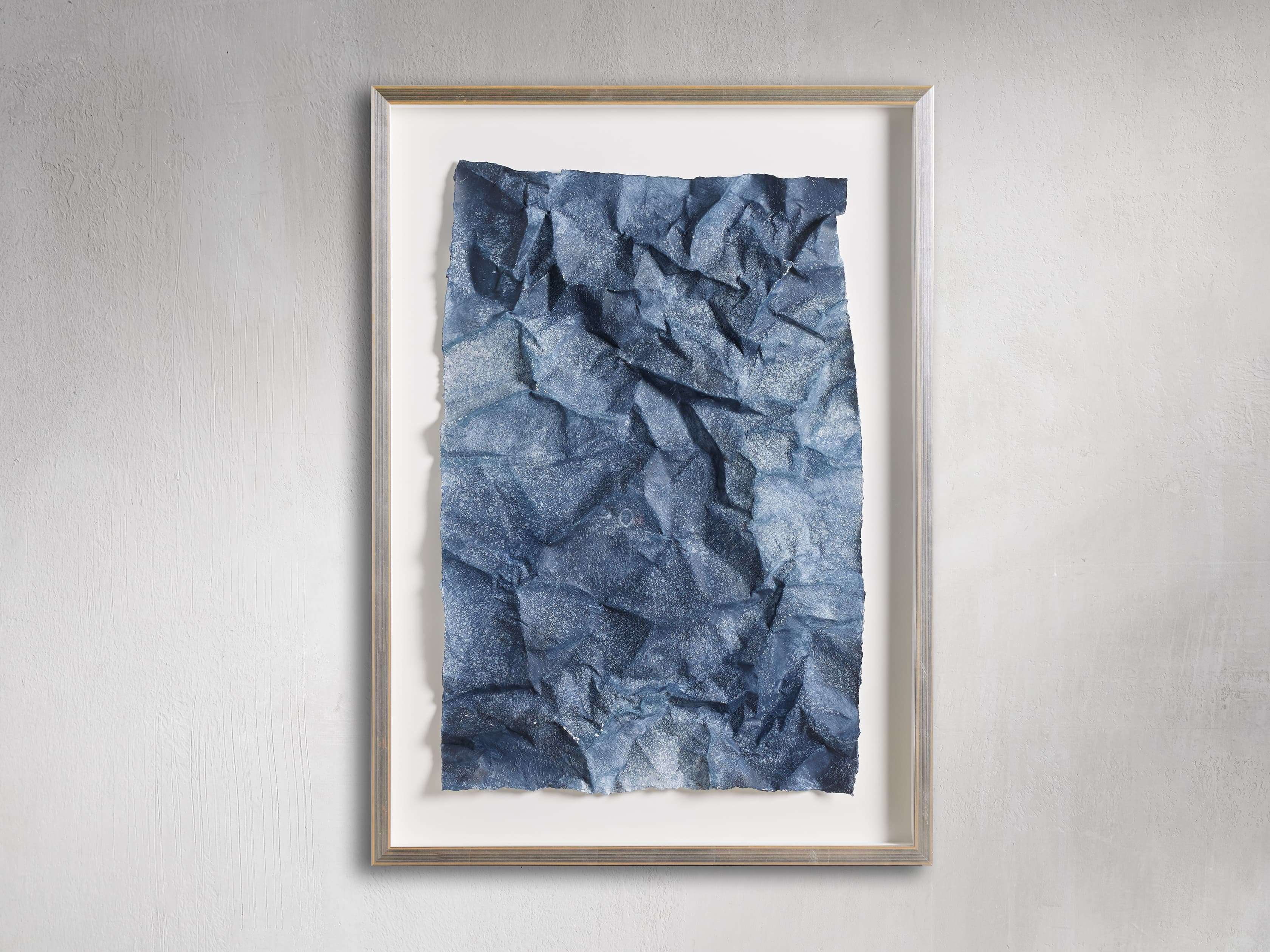 Denim Abstract Framed Print I, slide 3 of 5