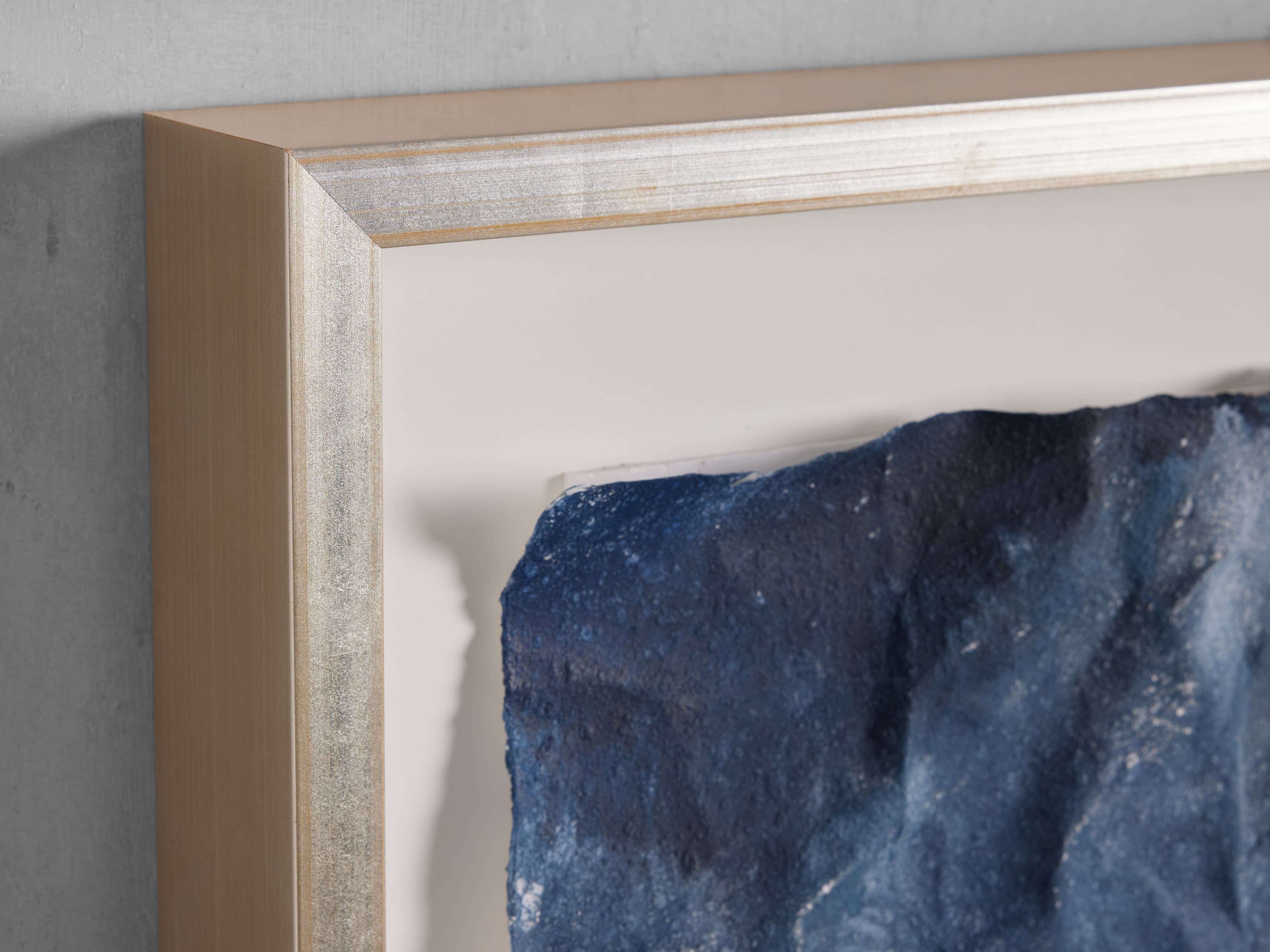 Denim Abstract Framed Print II, slide 5 of 9