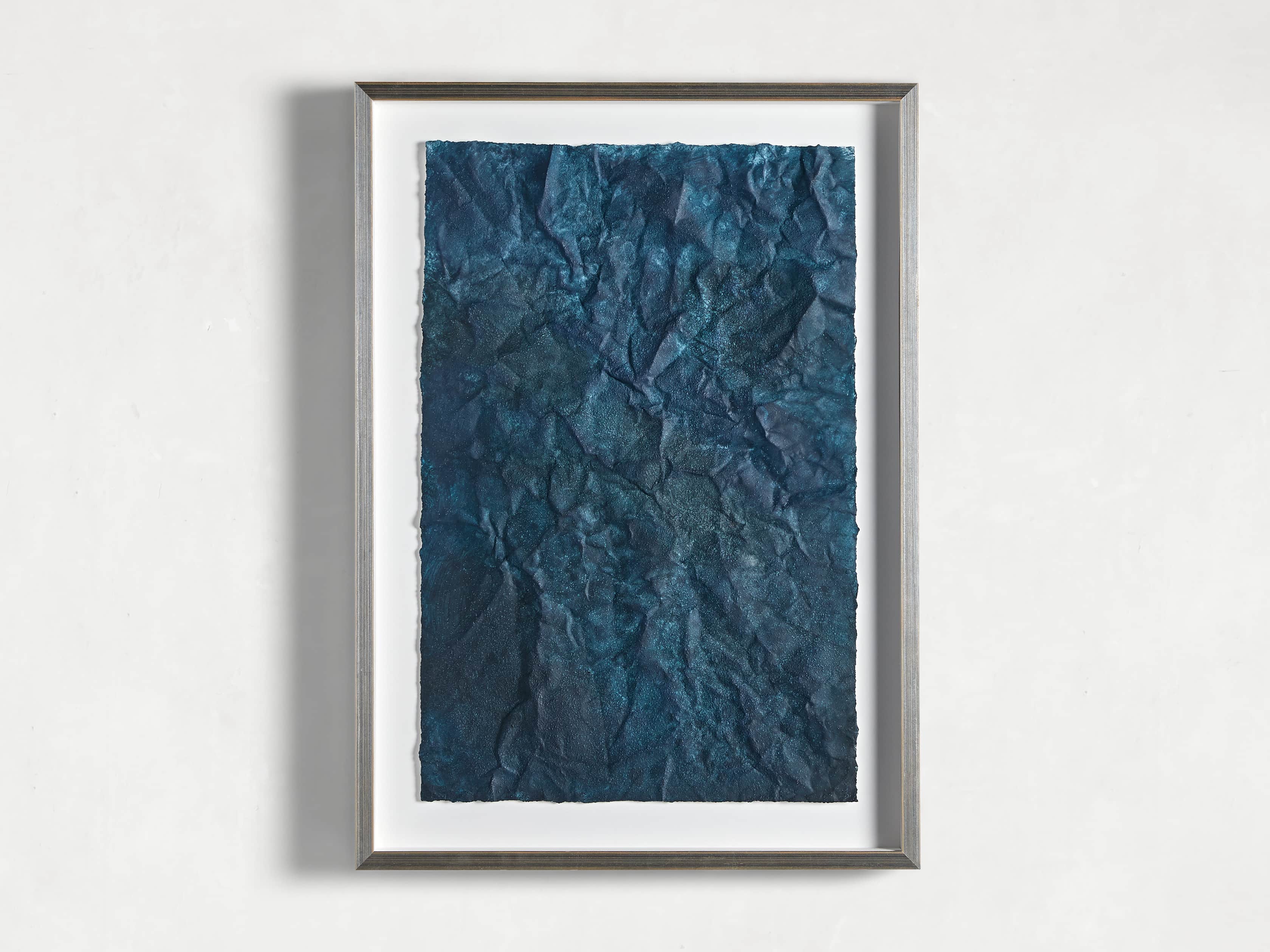 Denim Abstract Framed Print II, slide 7 of 9