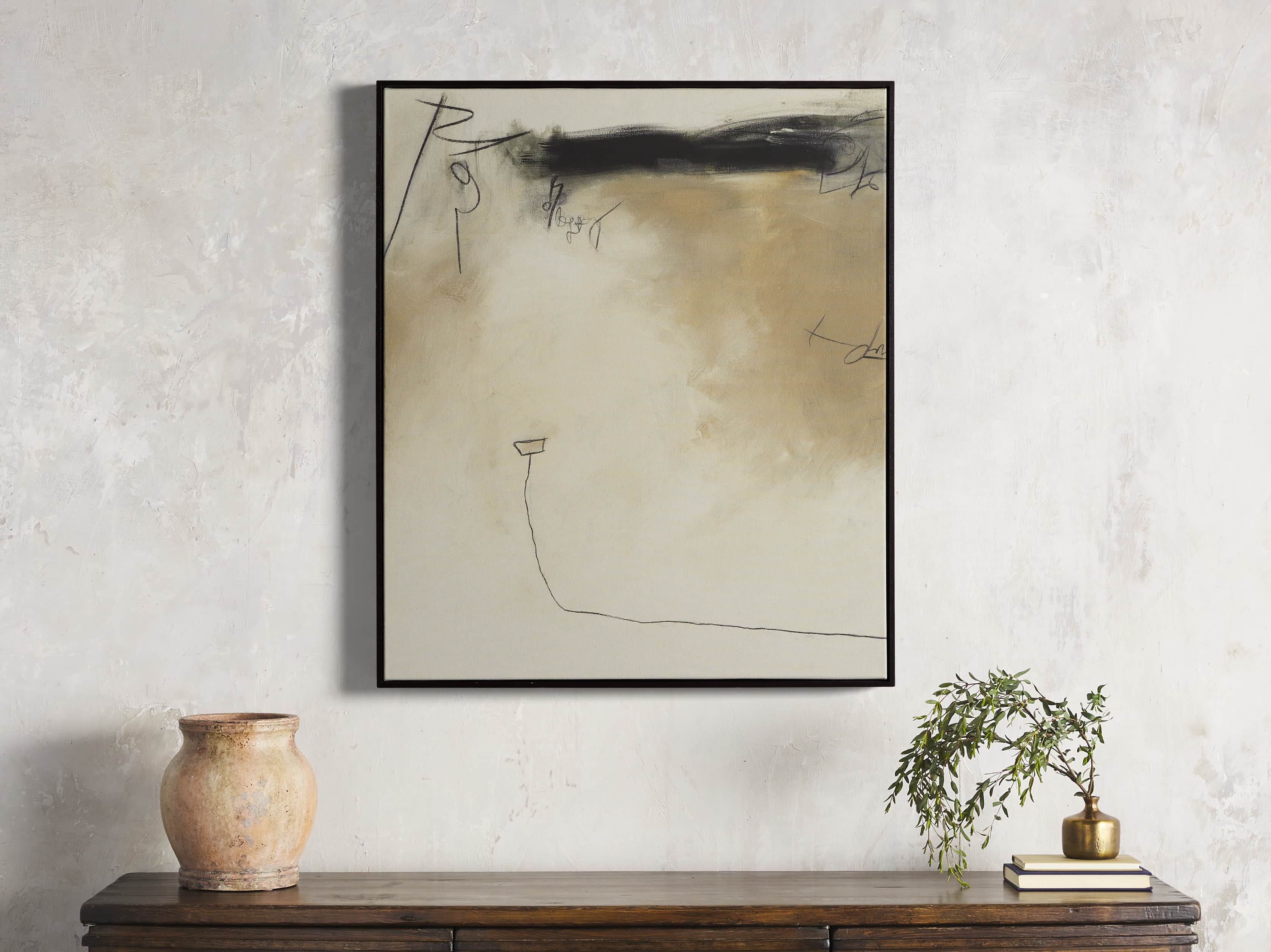 Neutral Space Framed Print I, slide 1 of 4