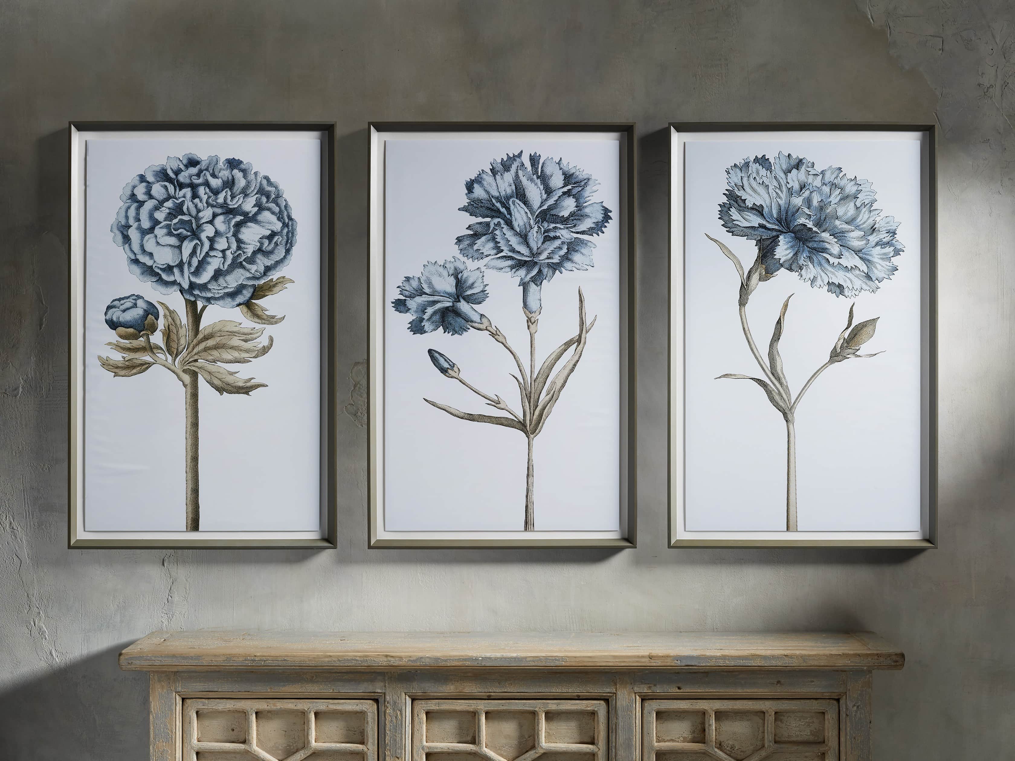 Spring Blues 27" Framed Print I, slide 3 of 4