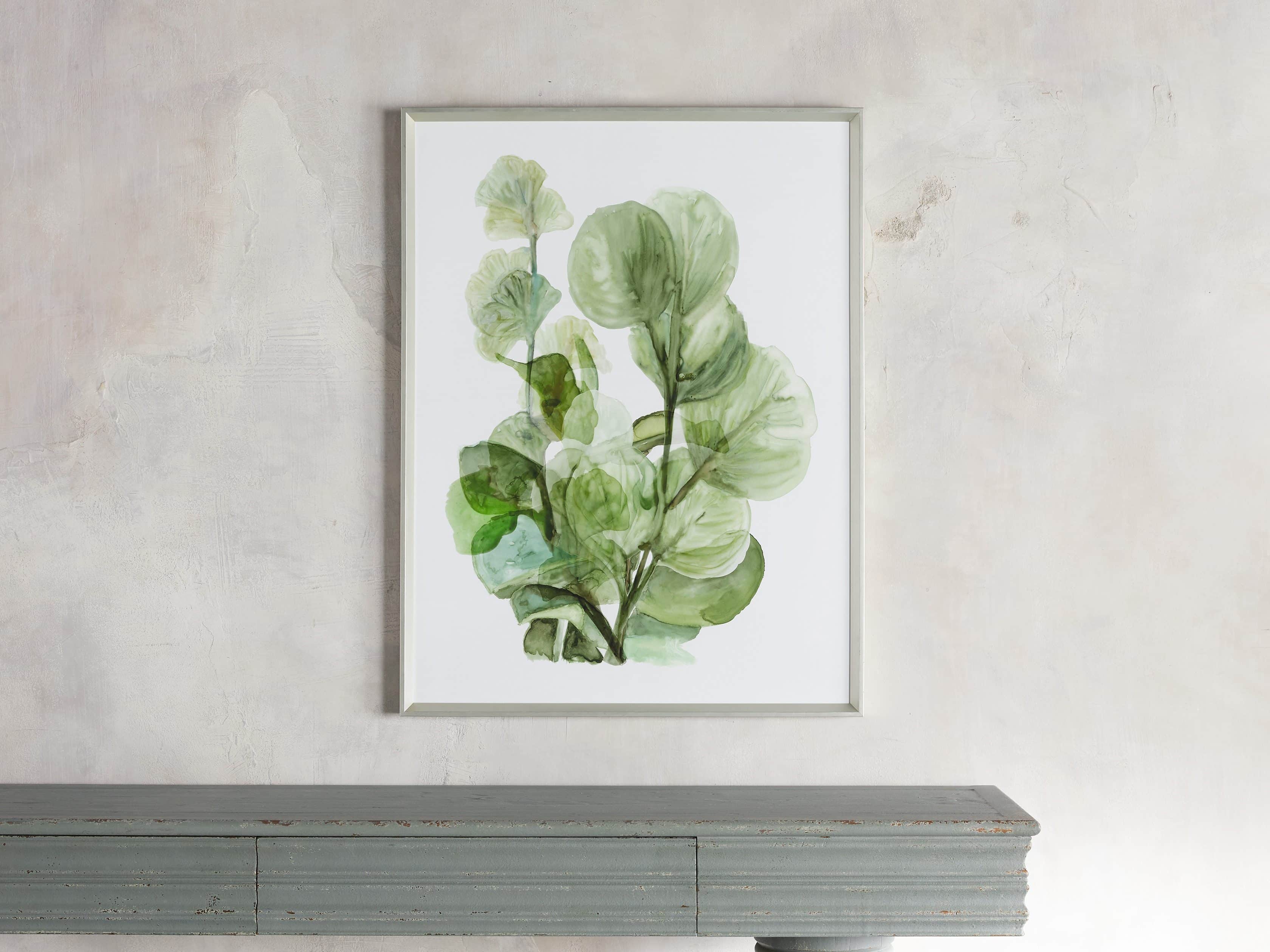 Translucent Leaves Framed Print II, slide 1 of 7
