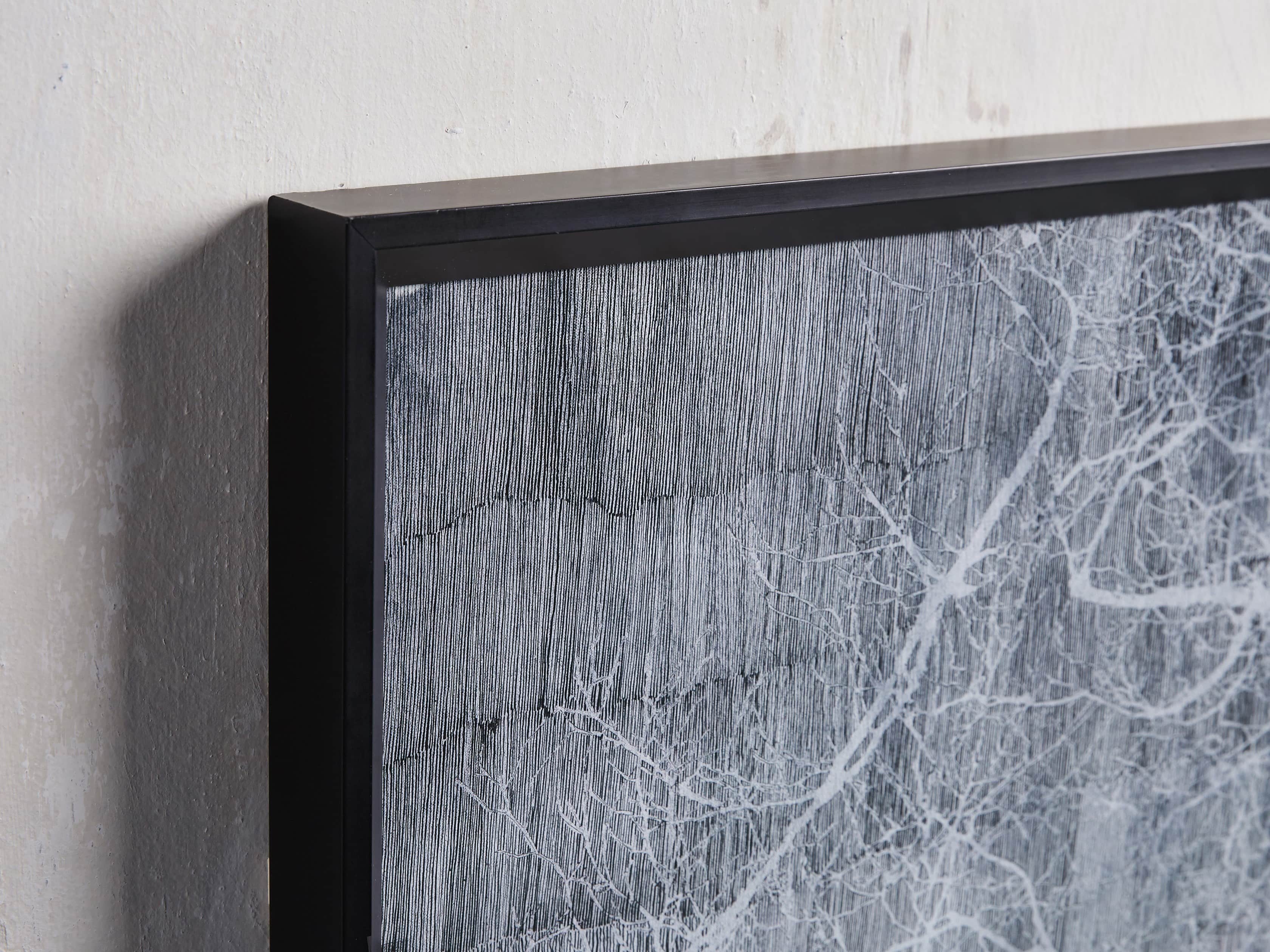 Shadowy Treescape 31" Framed Print, slide 2 of 5