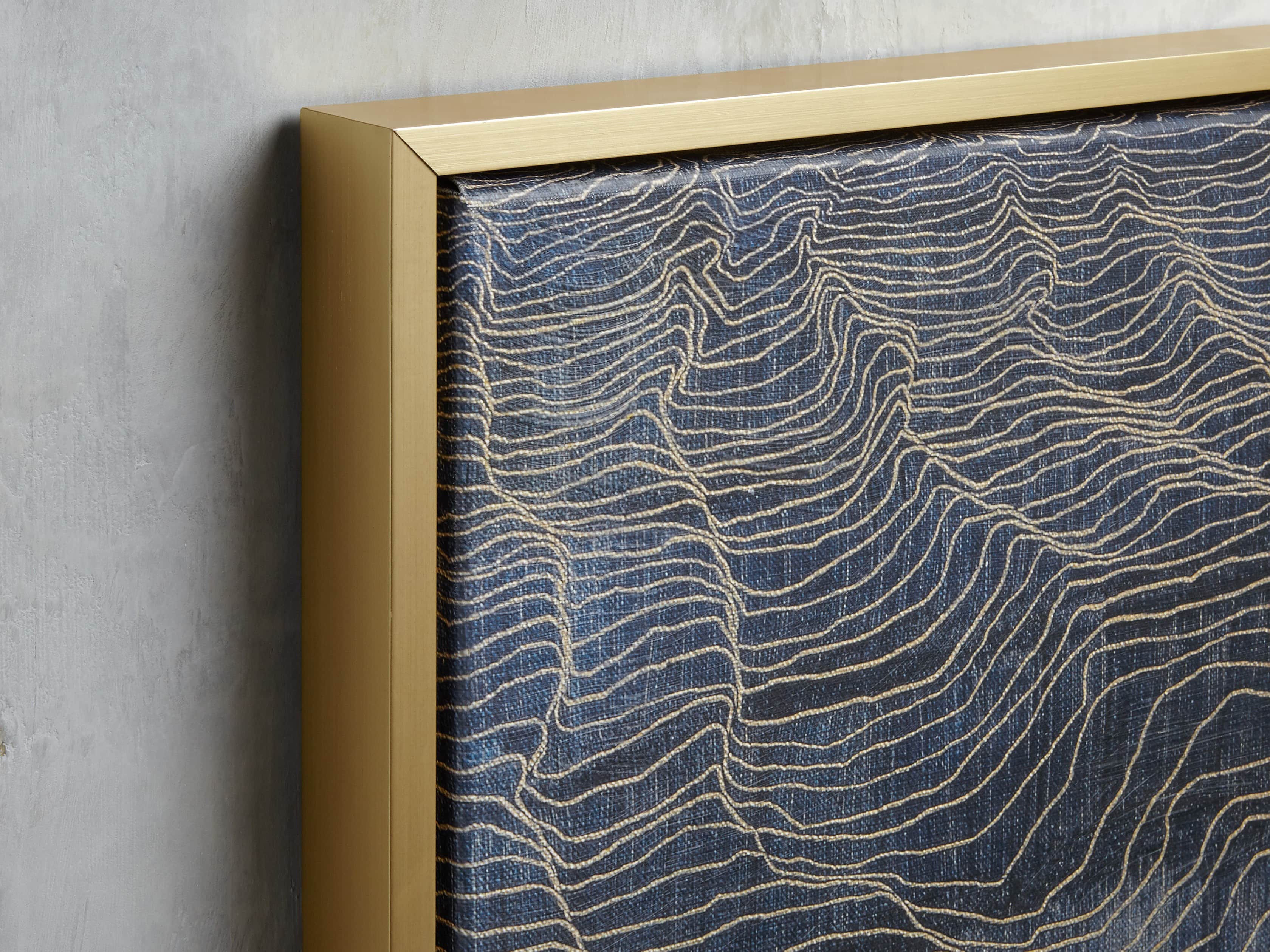 Water Marks Framed Print