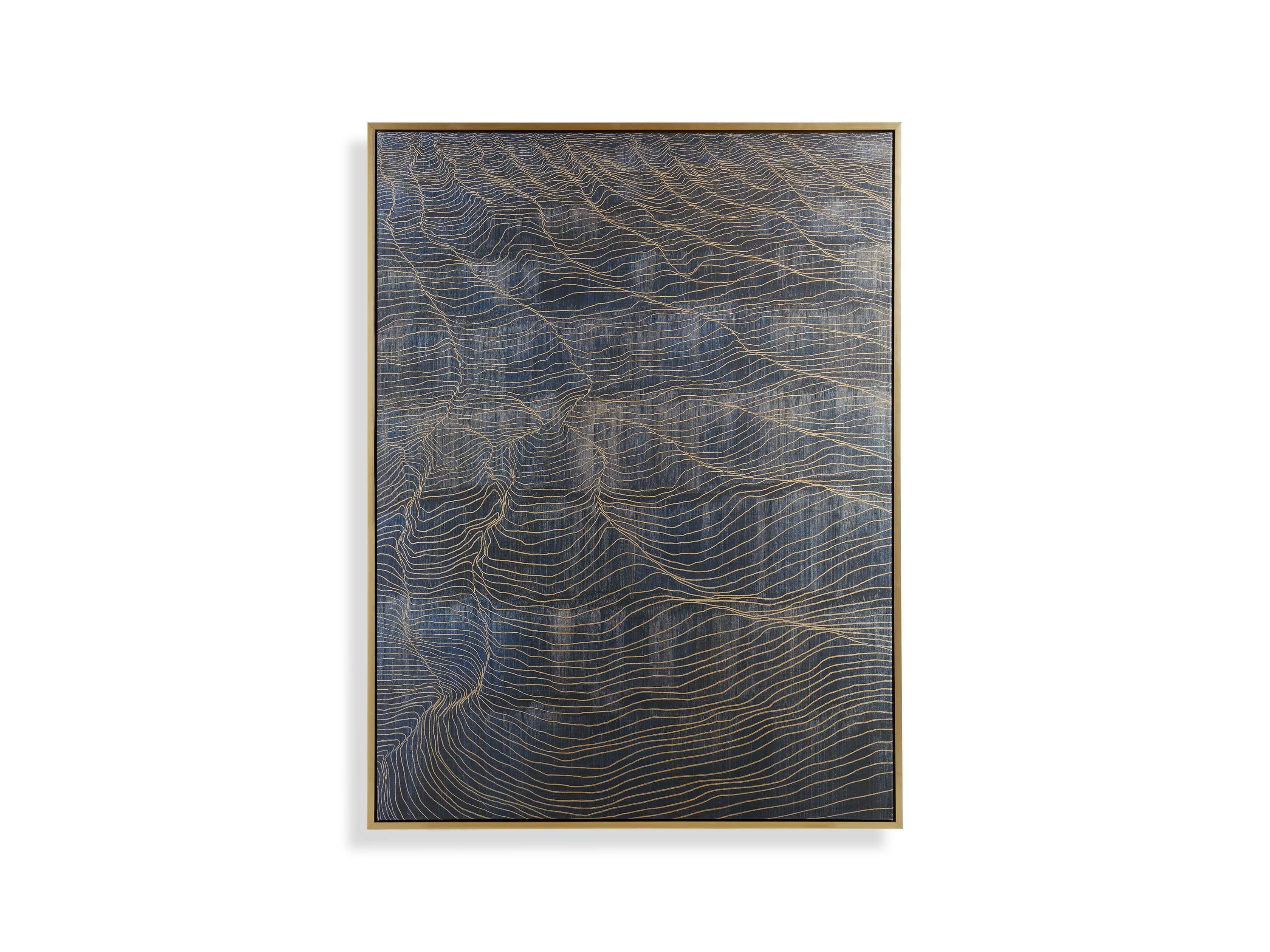 Water Marks Framed Print