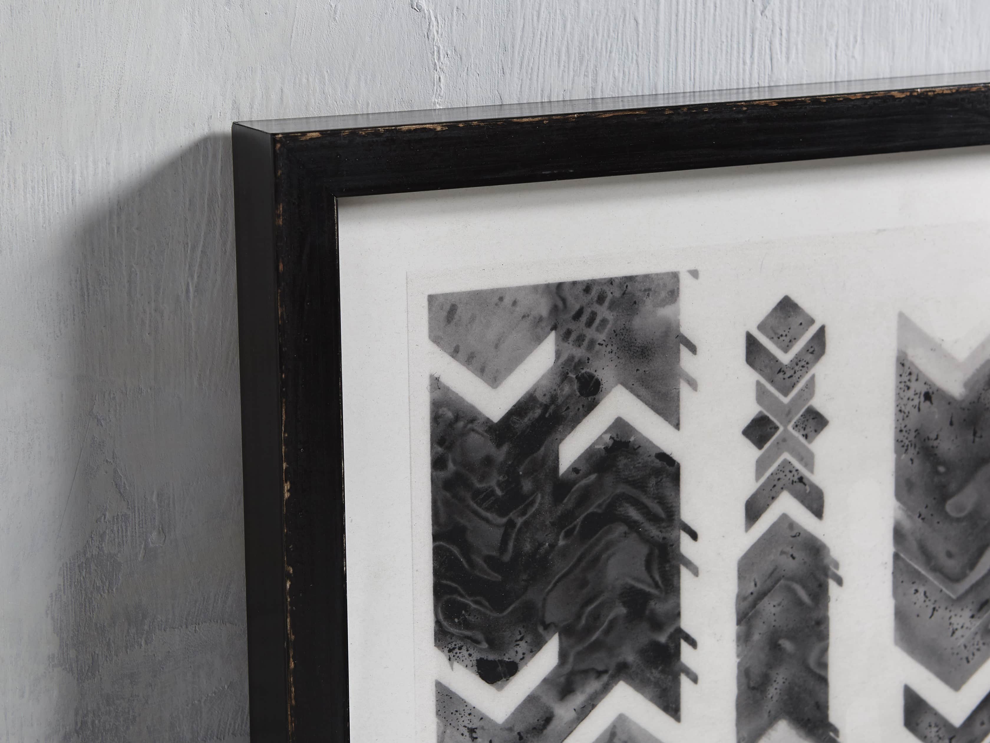 Ink Impression 21" Framed Print