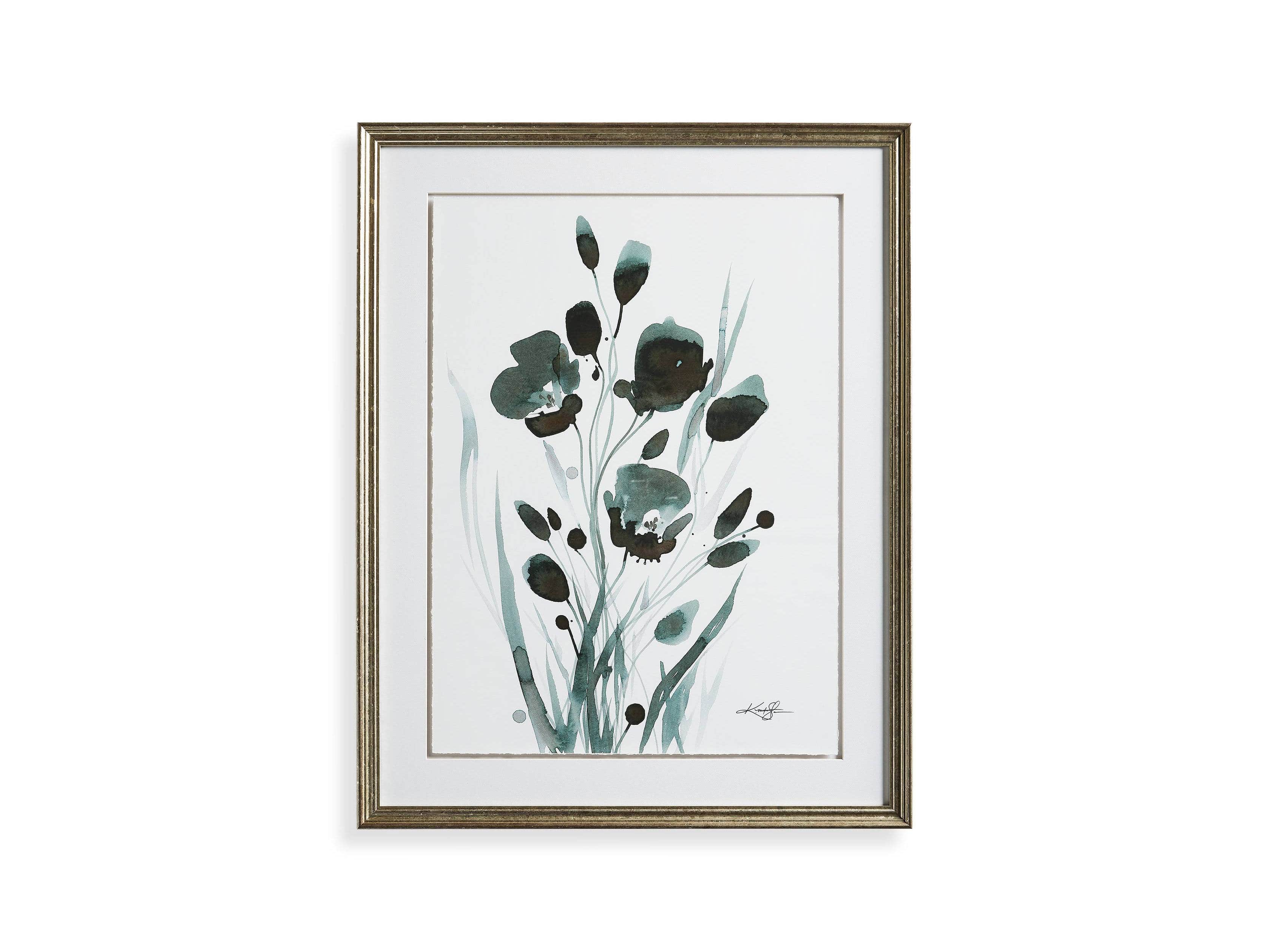 Harmonious Petals 30" Framed Print I, slide 4 of 4