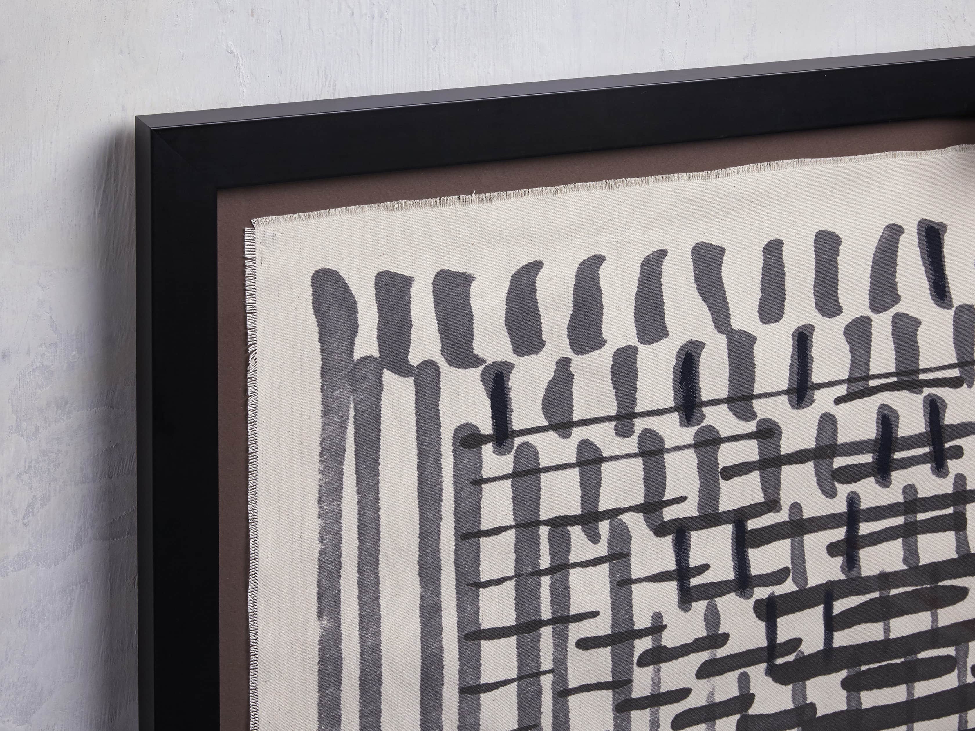 Abstract Lines Framed Tapestry I, slide 2 of 5