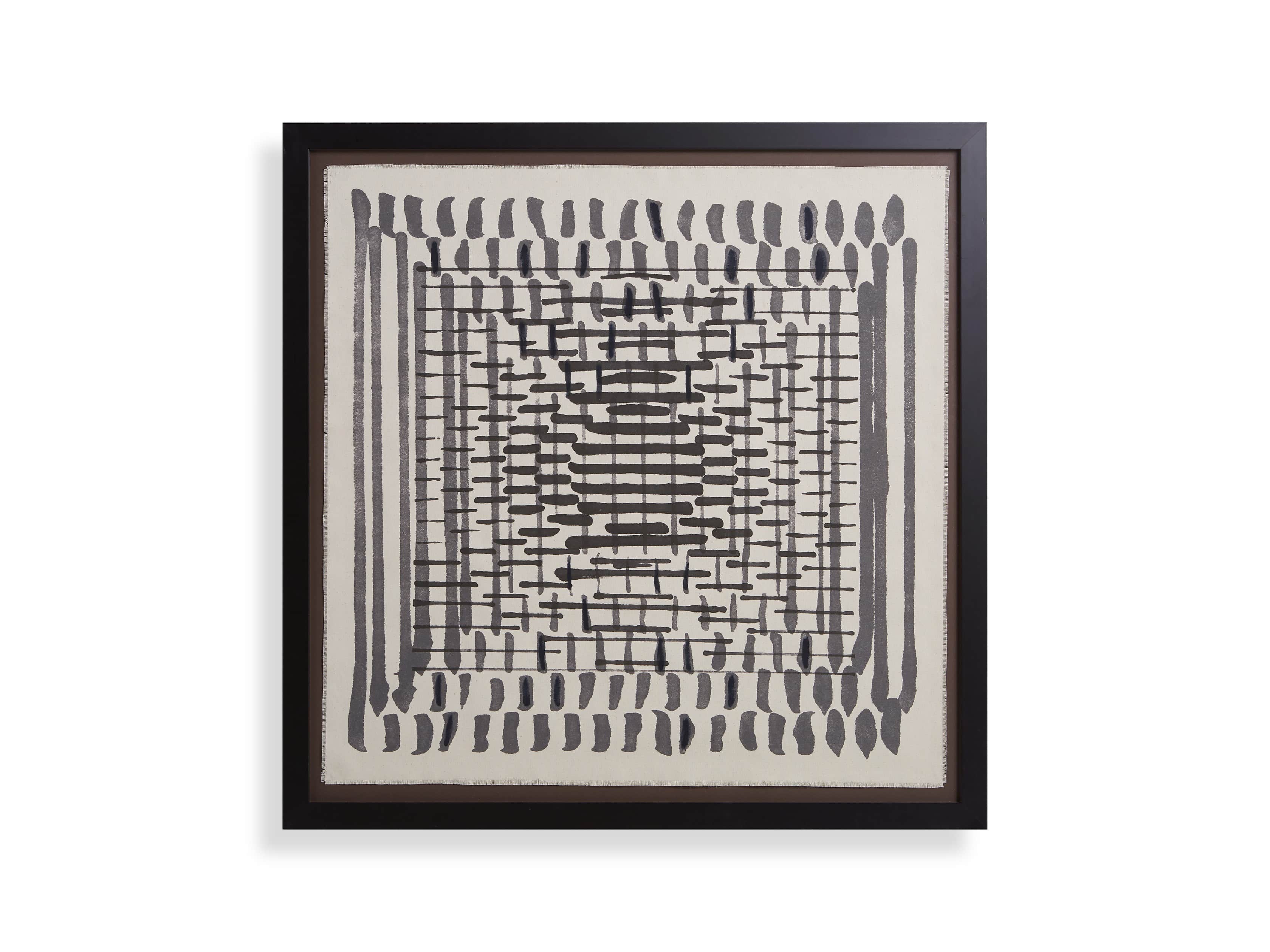 Abstract Lines Framed Tapestry I, slide 4 of 5