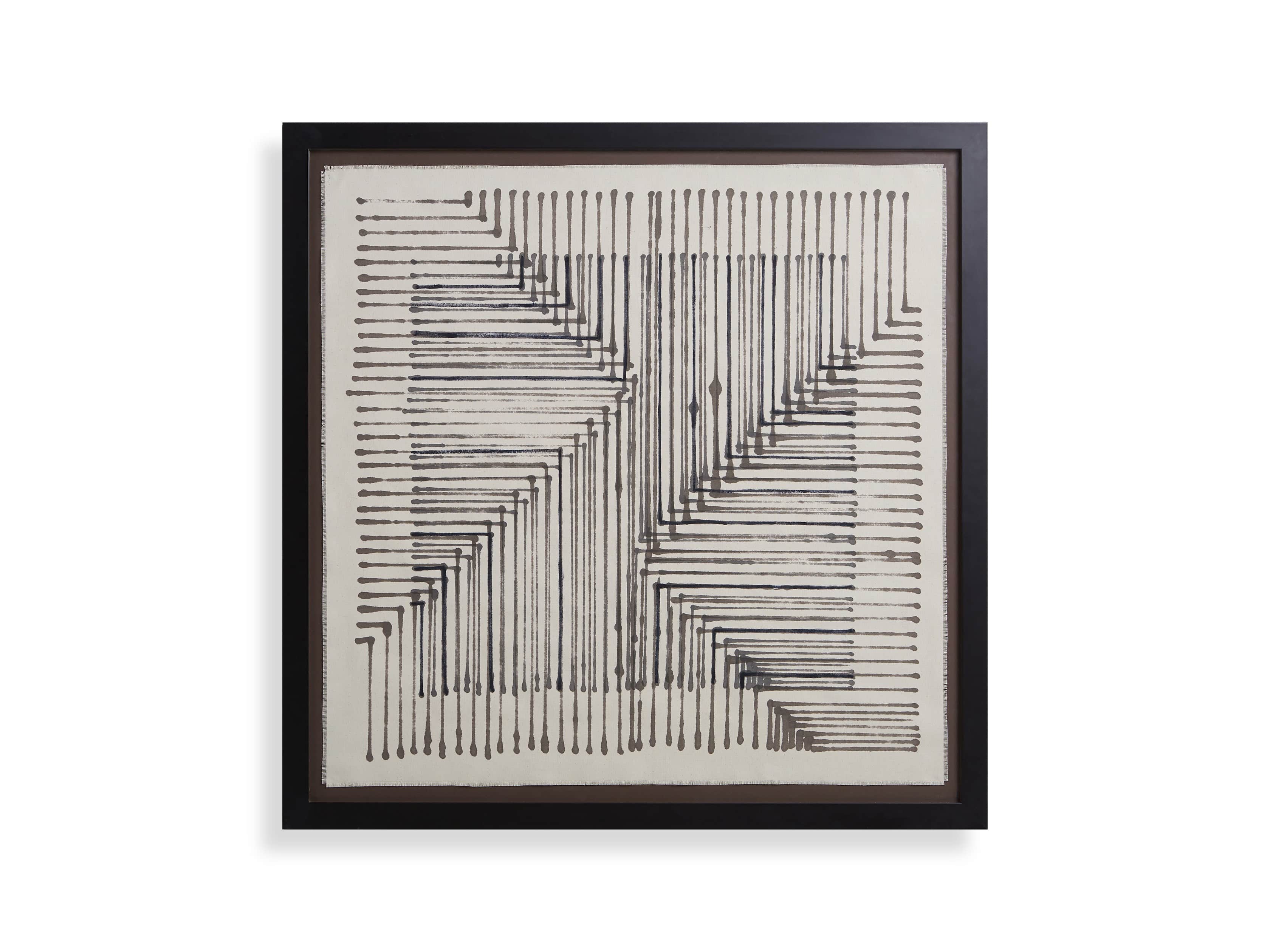 Abstract Lines Framed Tapestry IV, slide 5 of 6