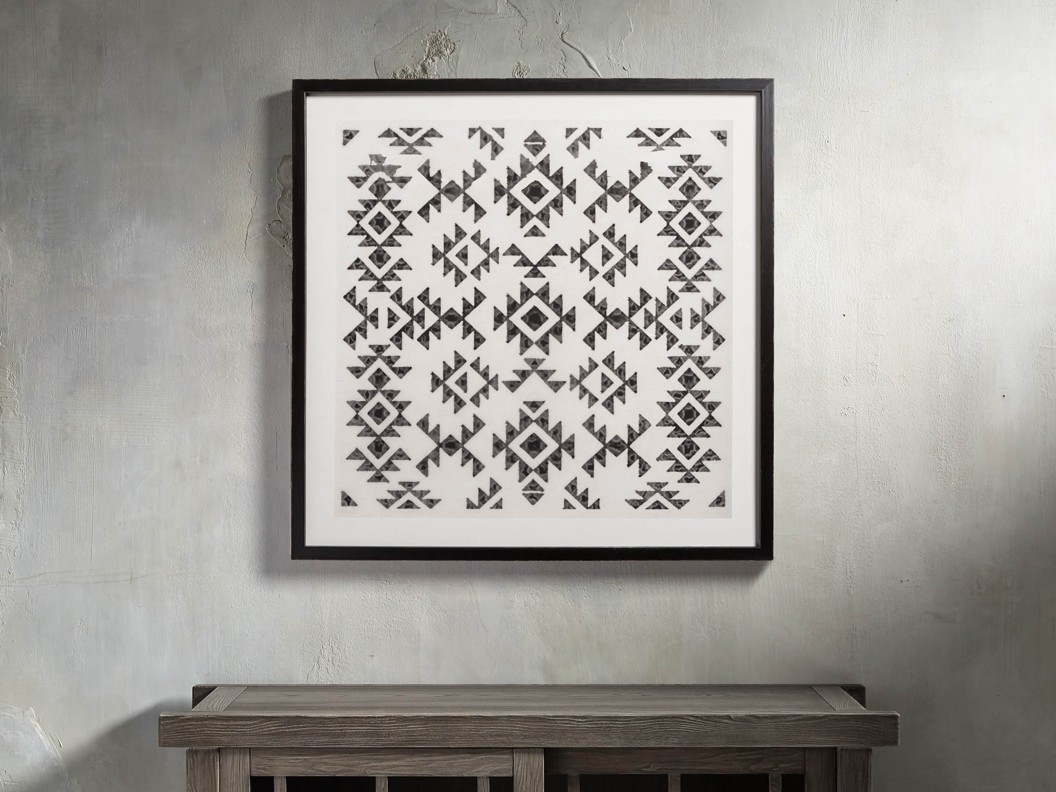 Ink Stain 21" Framed Print