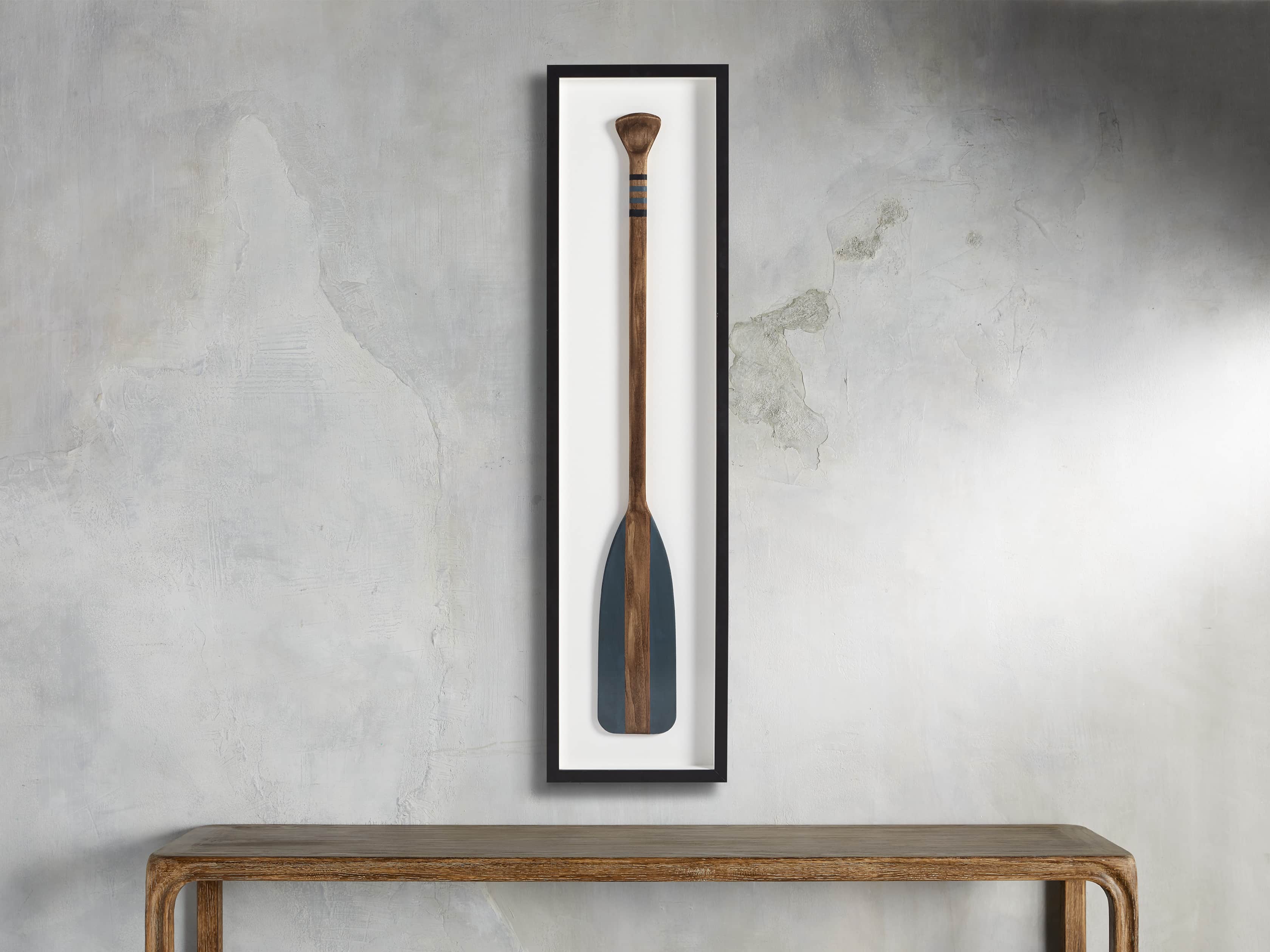 Framed Blue Oar III, slide 1 of 6
