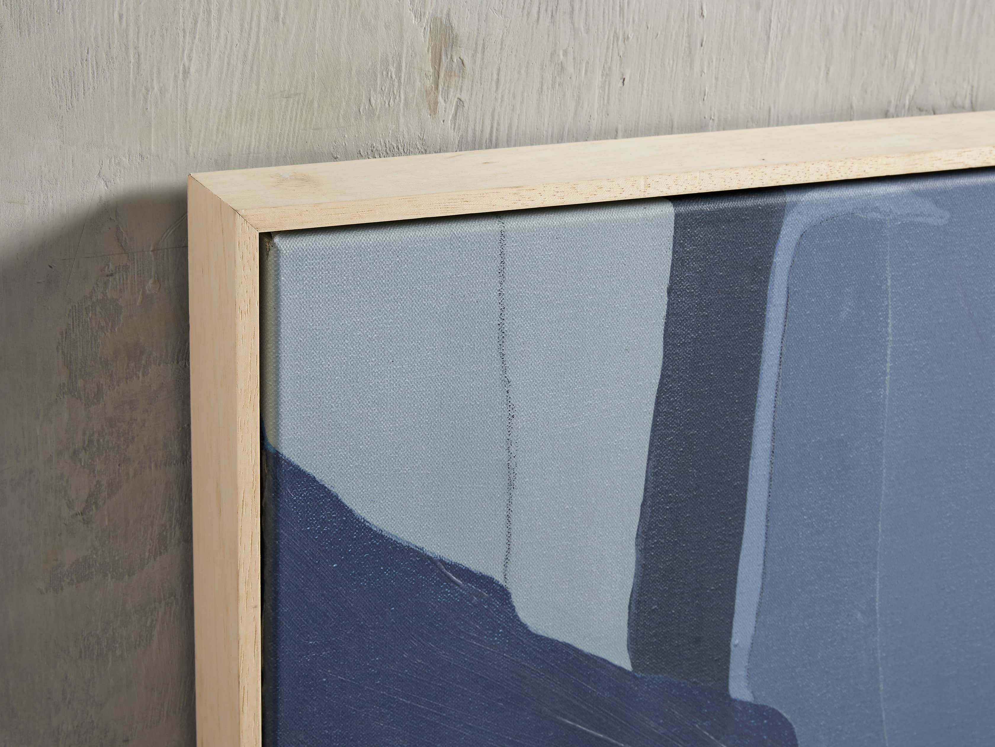 Nuances De Bleu Framed Print, slide 2 of 4
