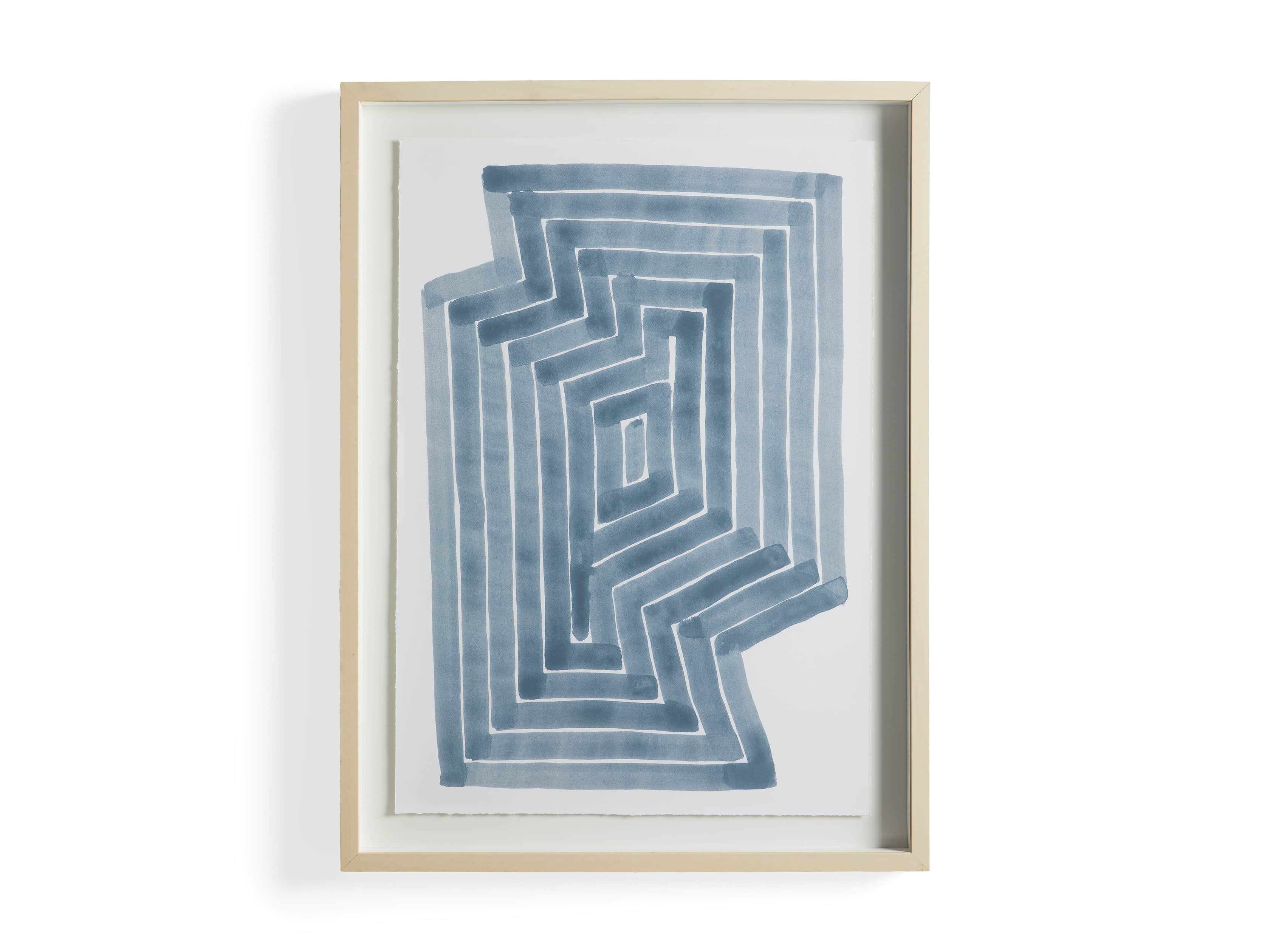 Linee Blu Framed Print I, slide 5 of 5