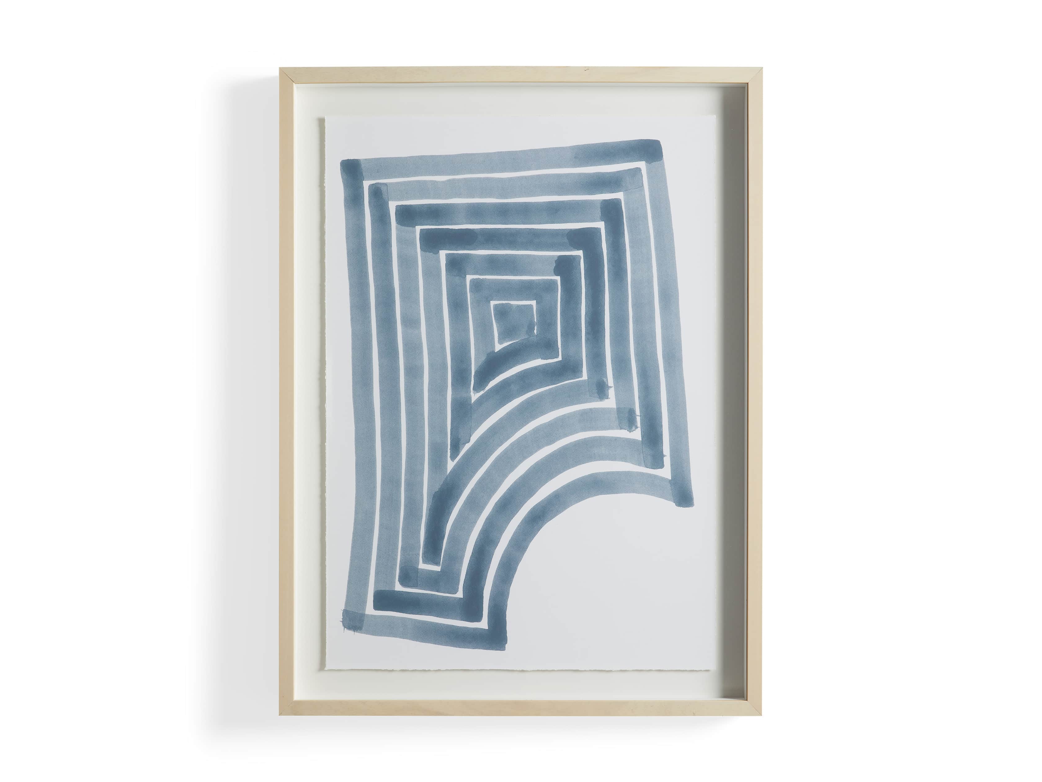 Linee Blu Framed Print II, slide 5 of 5