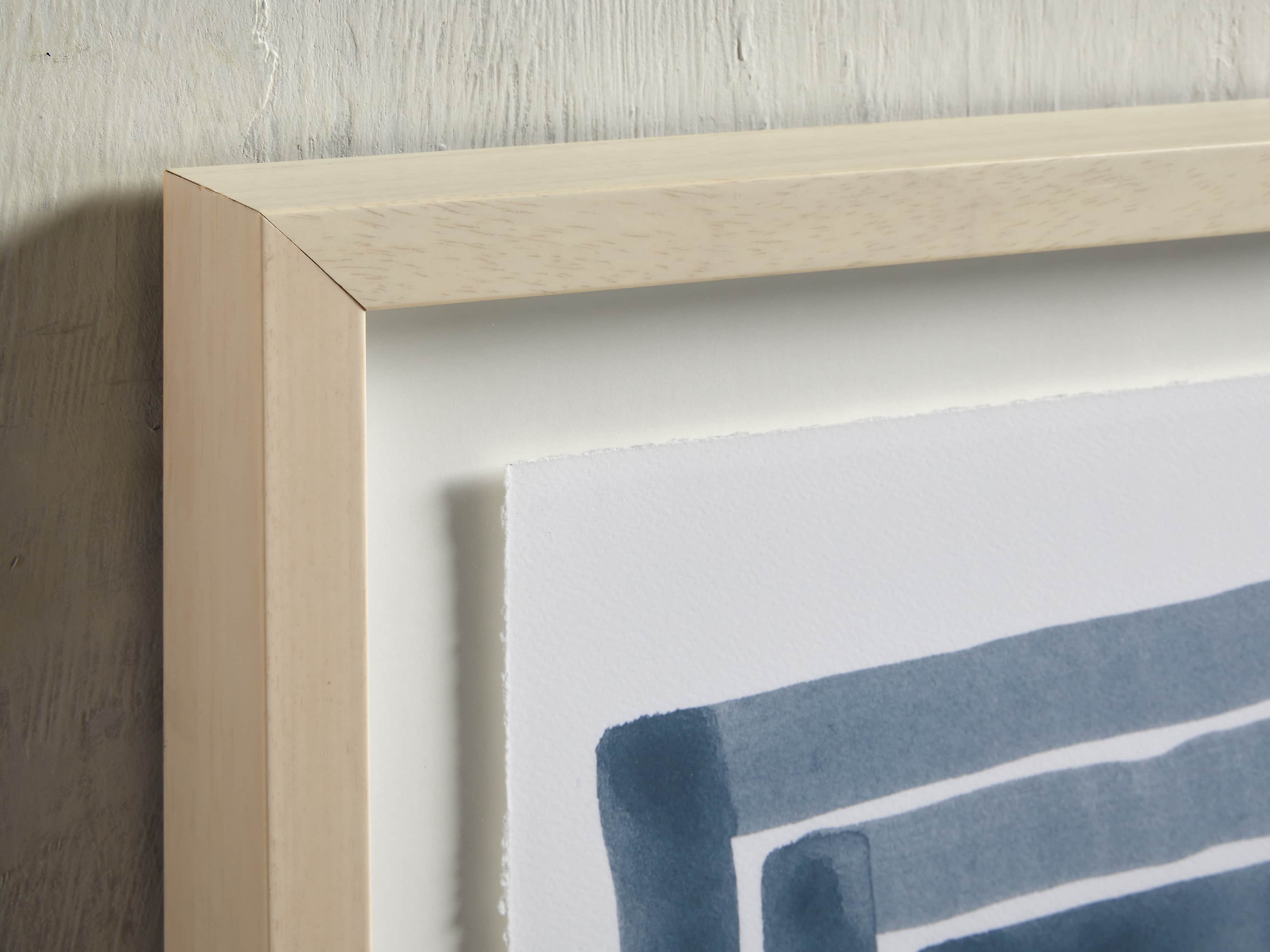 Linee Blu Framed Print II, slide 2 of 5