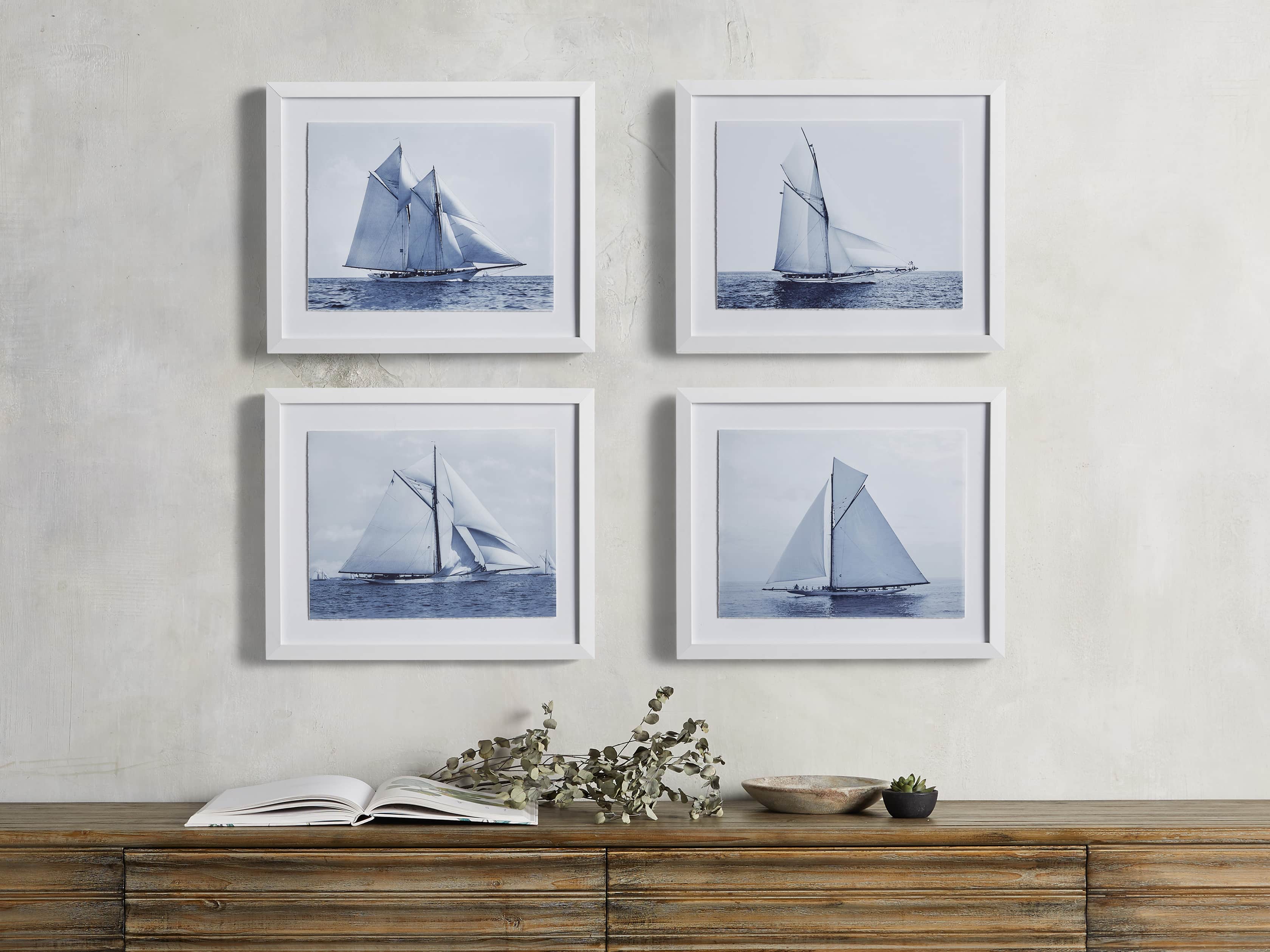 Blue Sail I Print, slide 3 of 4