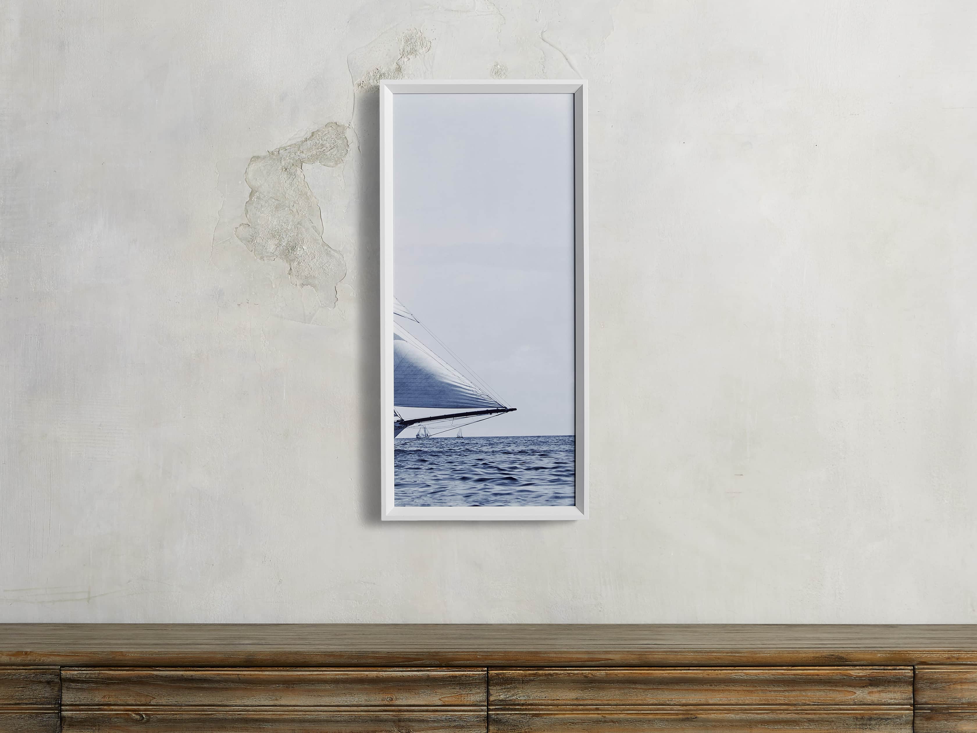 Blue Sails Triptych III Print, slide 1 of 5