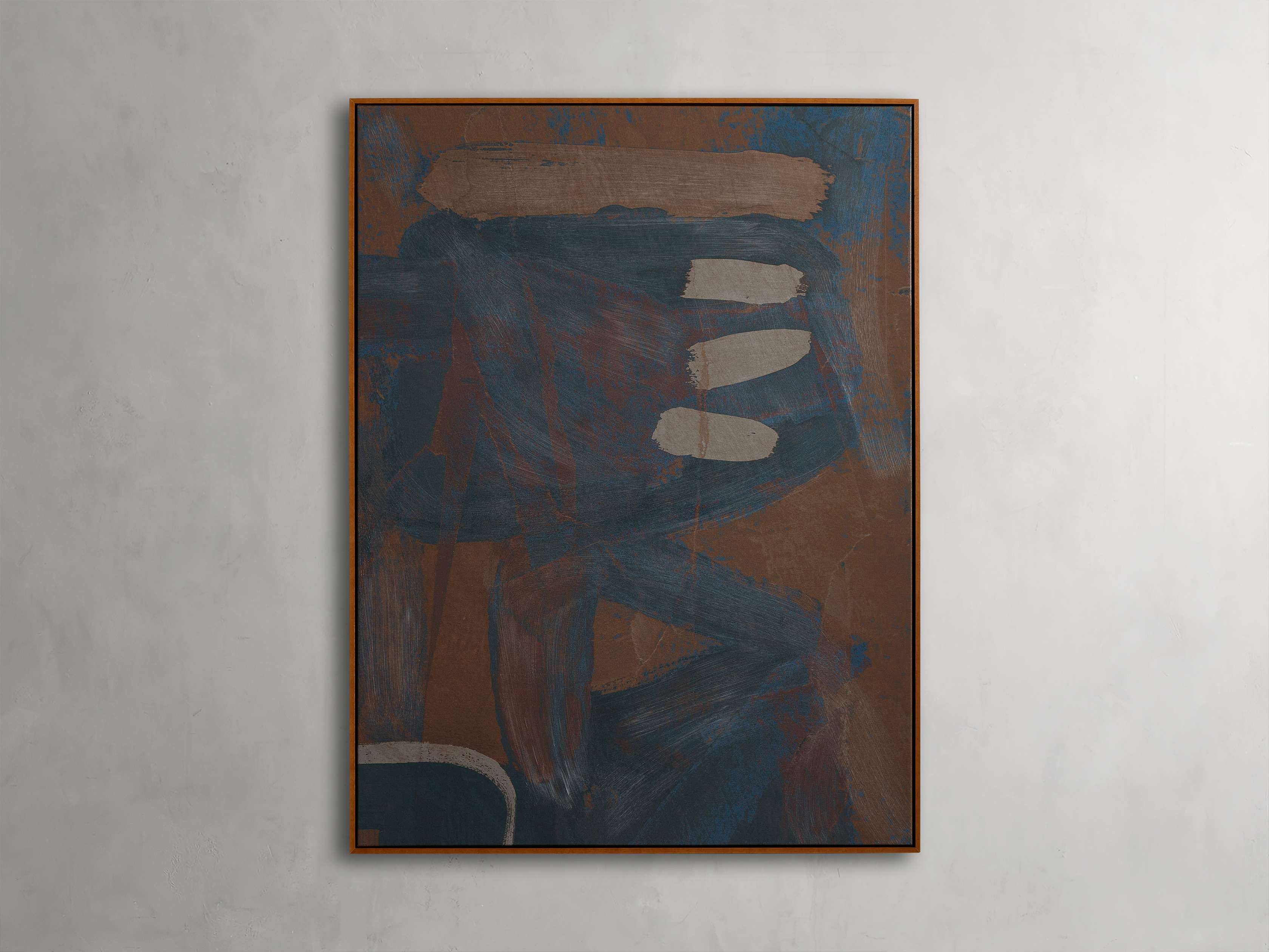Umbre & Ocean Framed Print