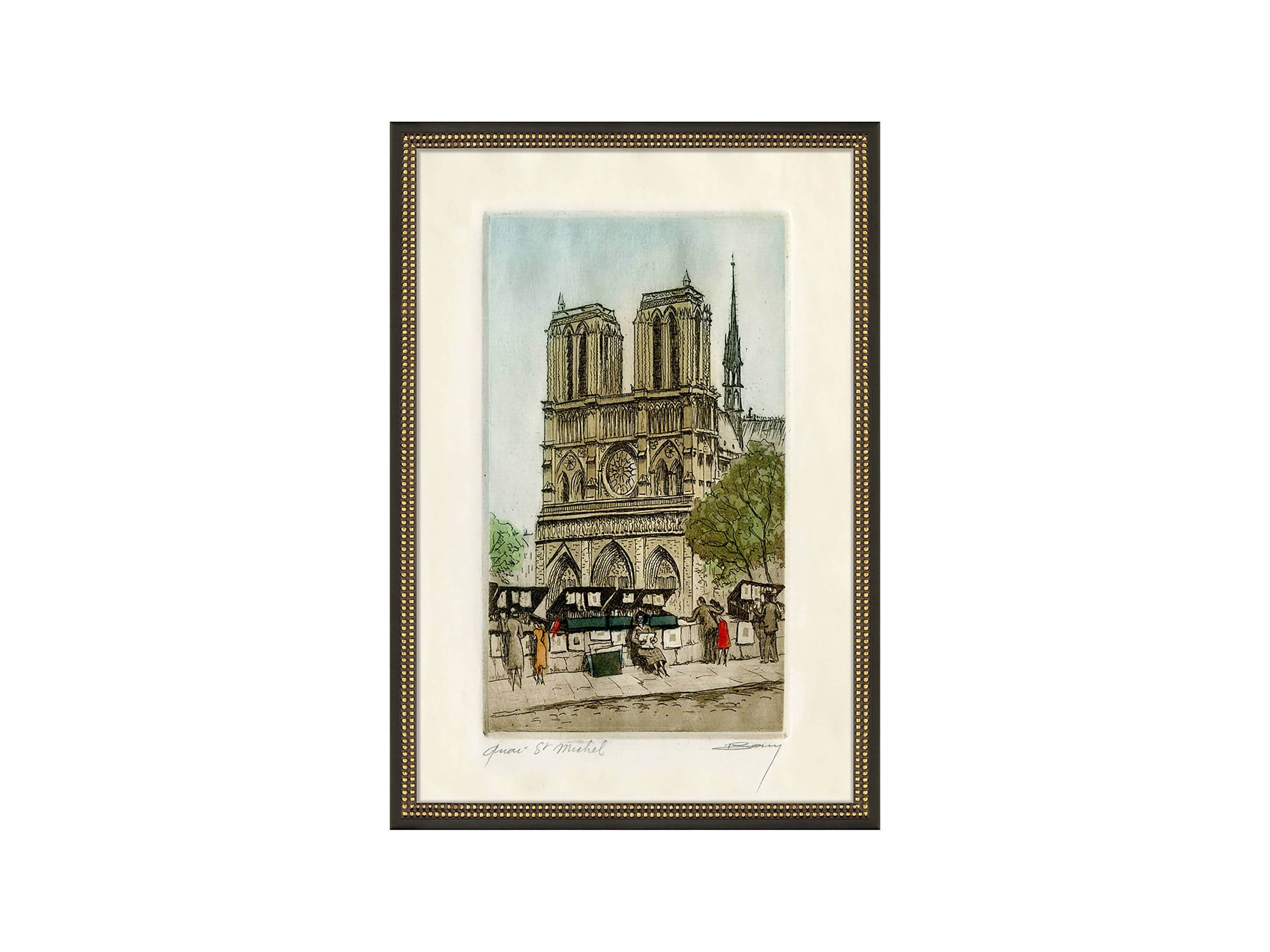 Quai St. Michel Framed Print, slide 2 of 2