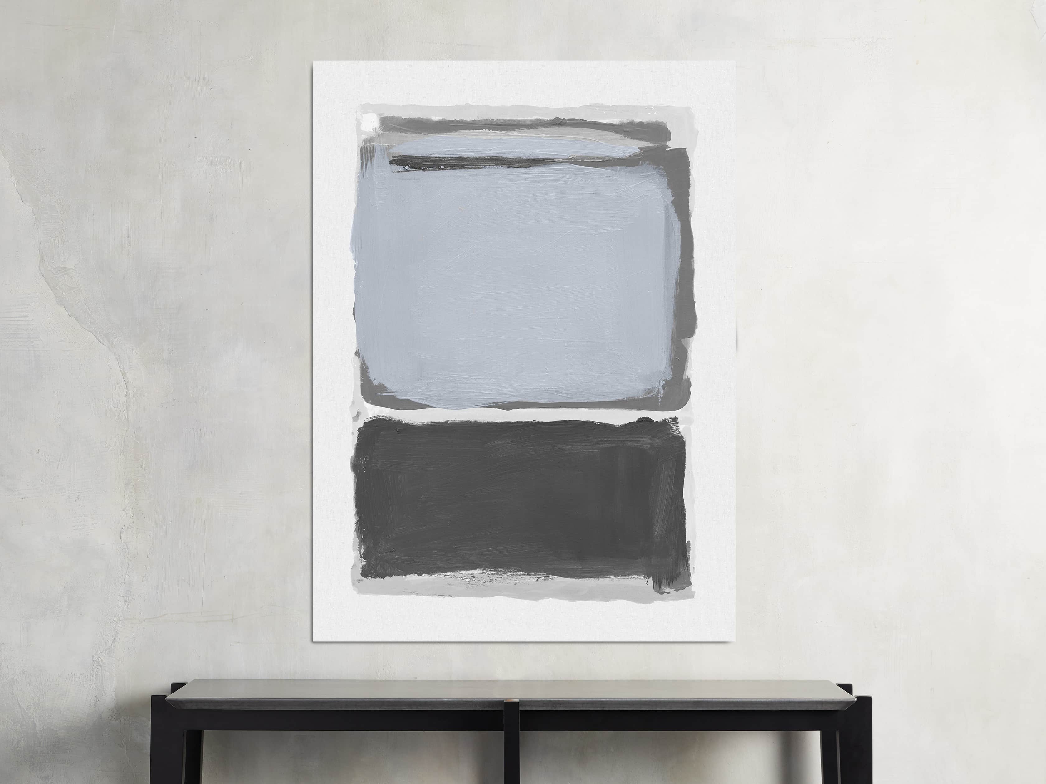 Colorfield Dark Grey 40" X 55" Print
