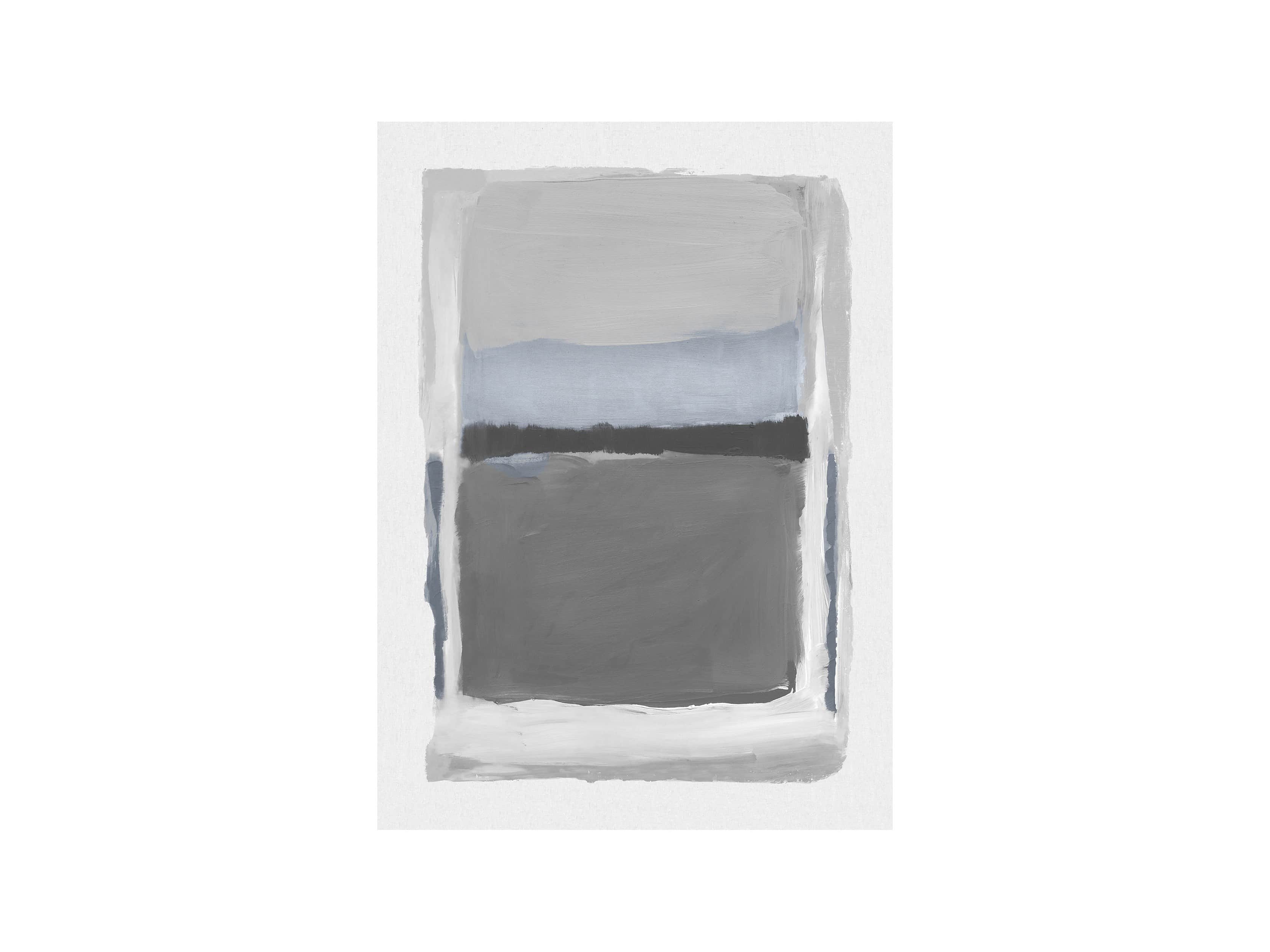 Colorfield Medium Grey 40" X 55" Print