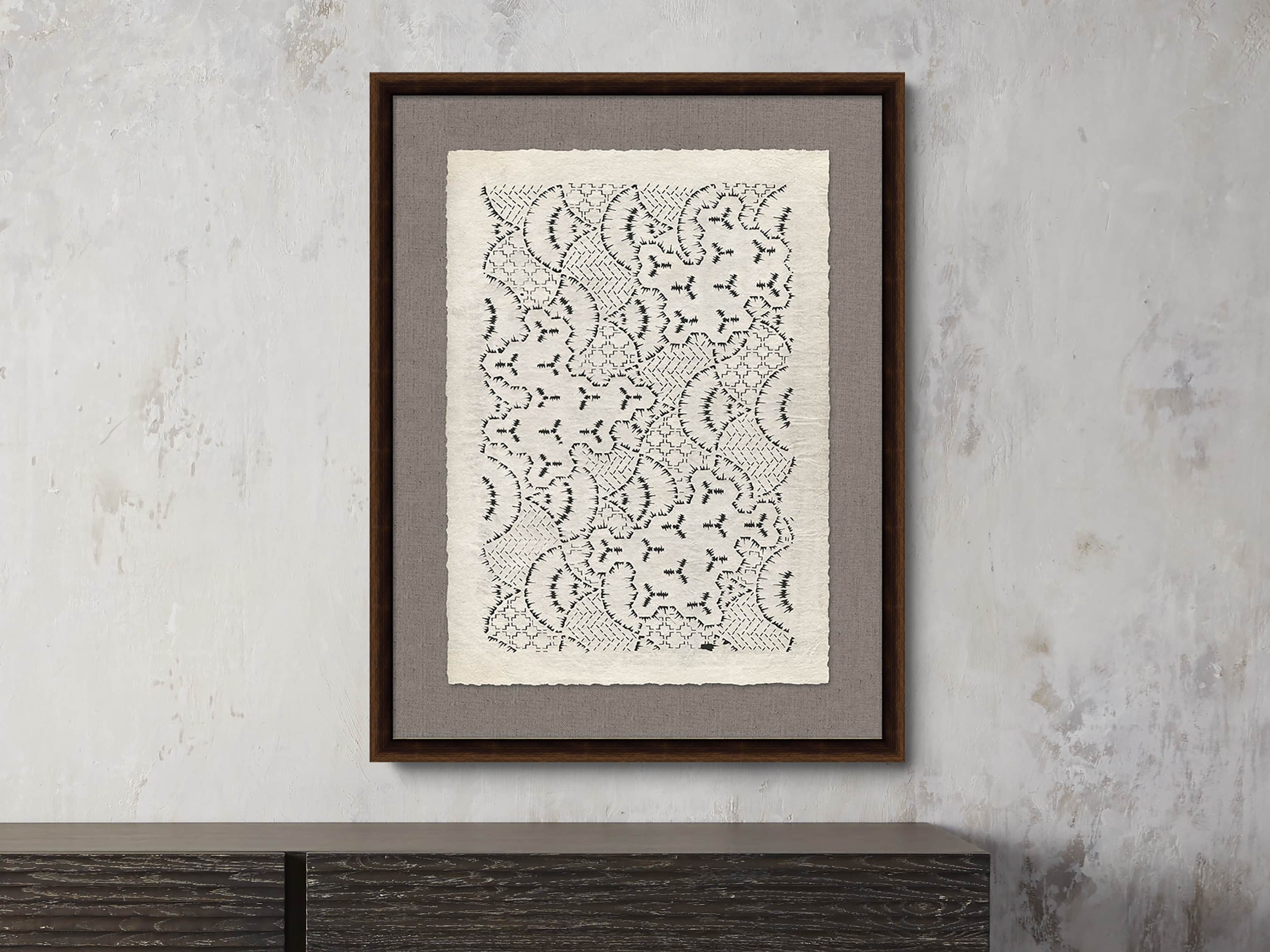 Papercut 28" X 36" Lace Print