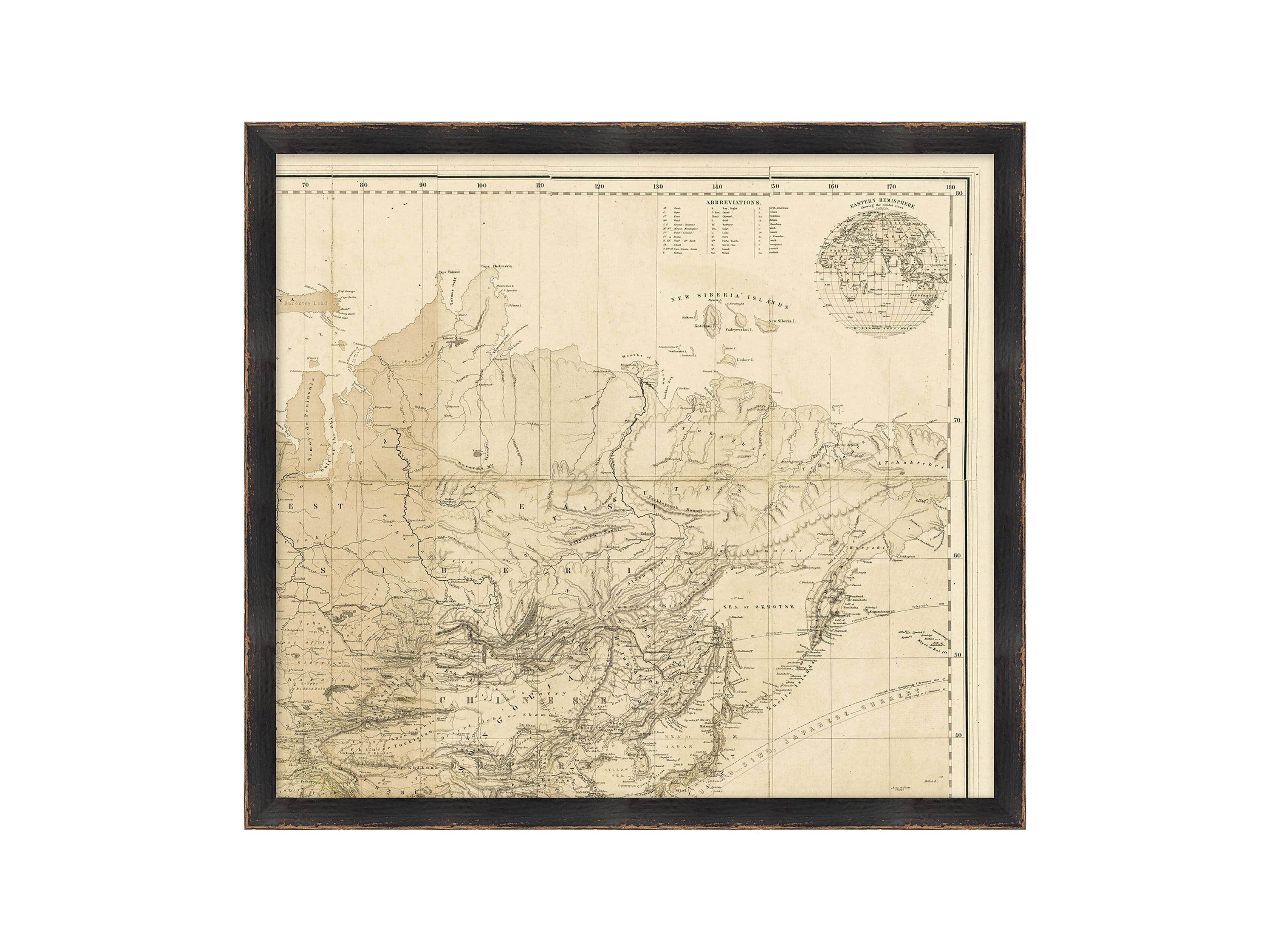 World Map Gallery Print III, slide 2 of 2