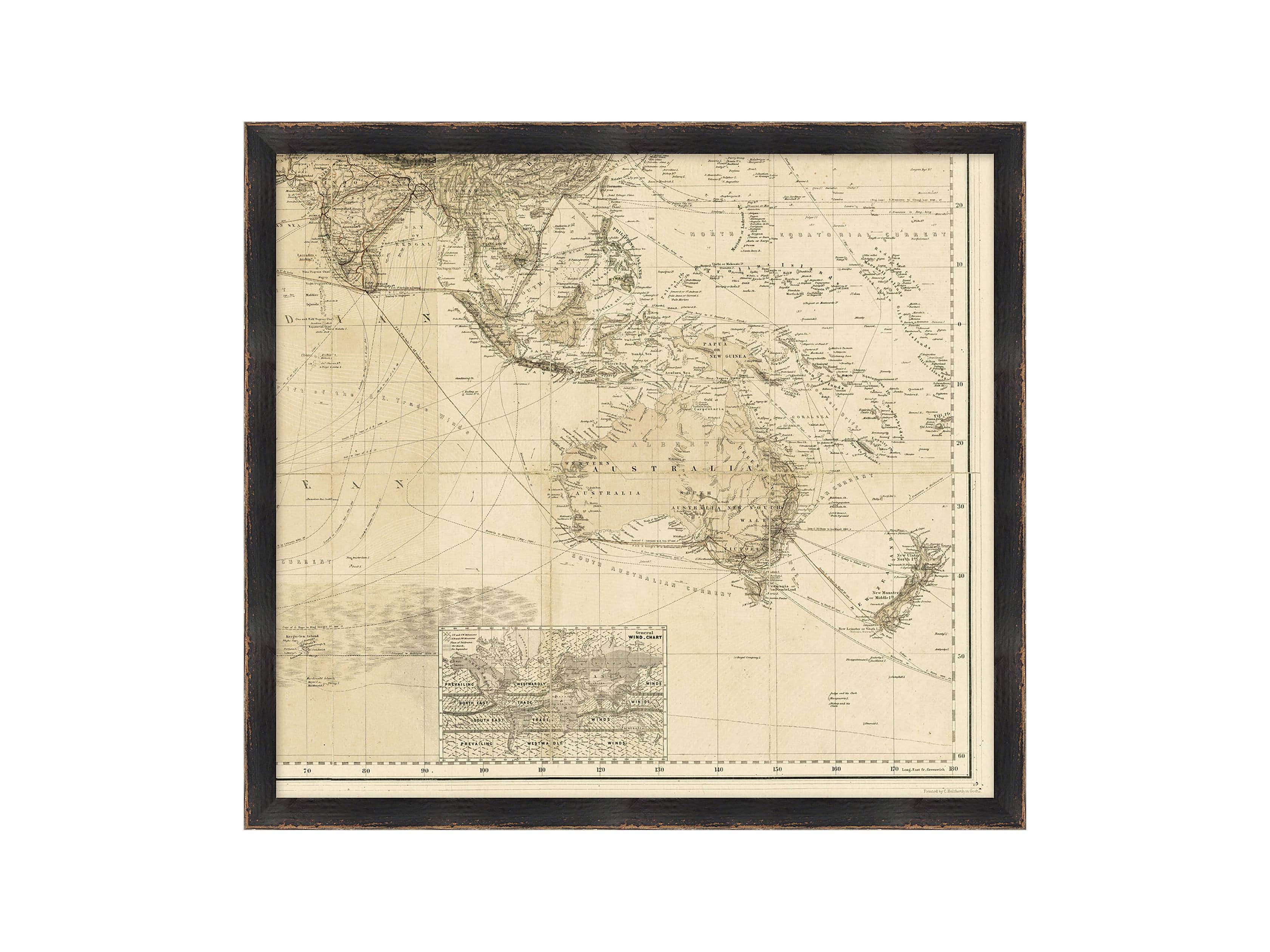 World Map Gallery Print VI, slide 2 of 2