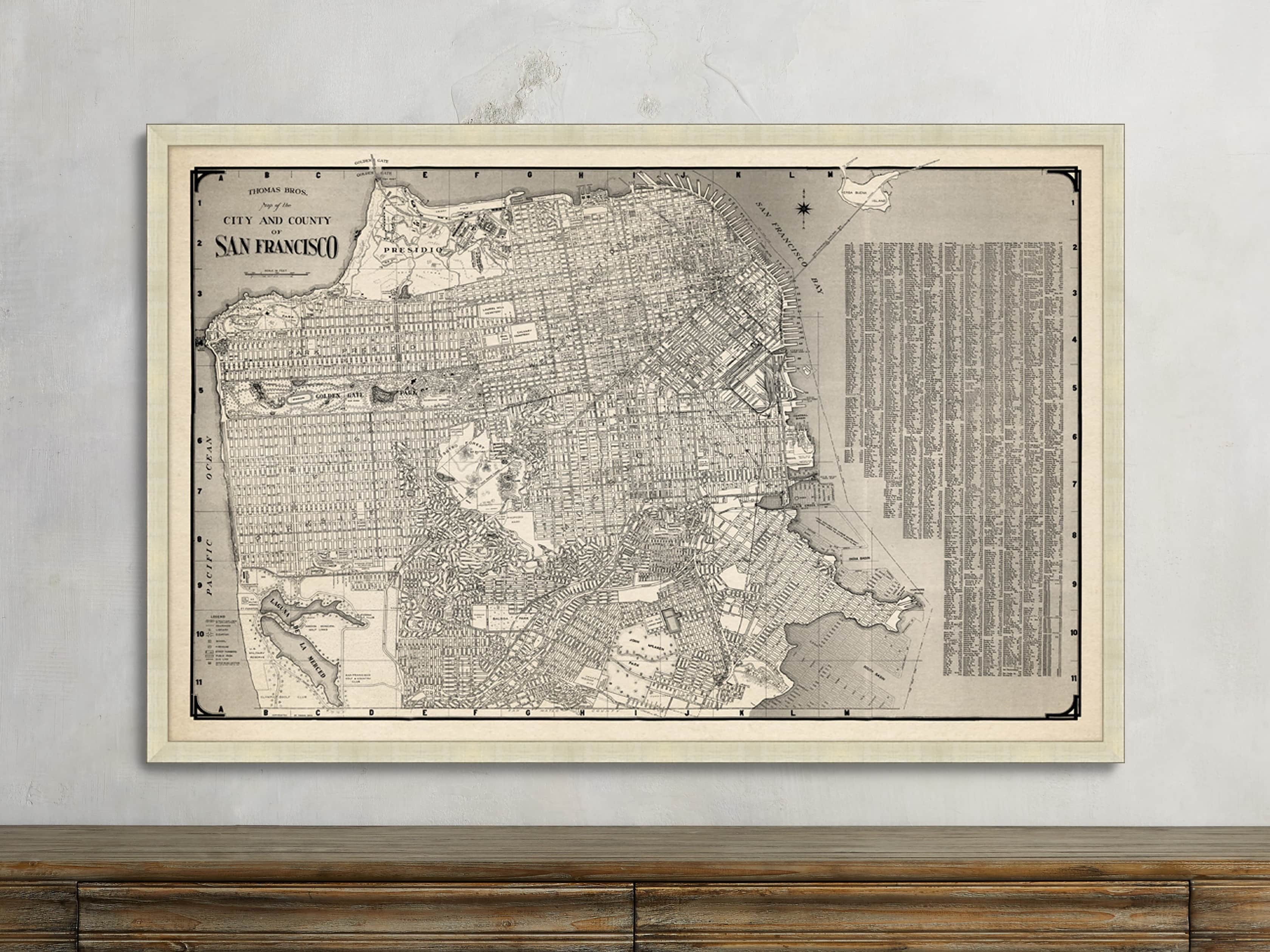 San Francisco Pictoral Map