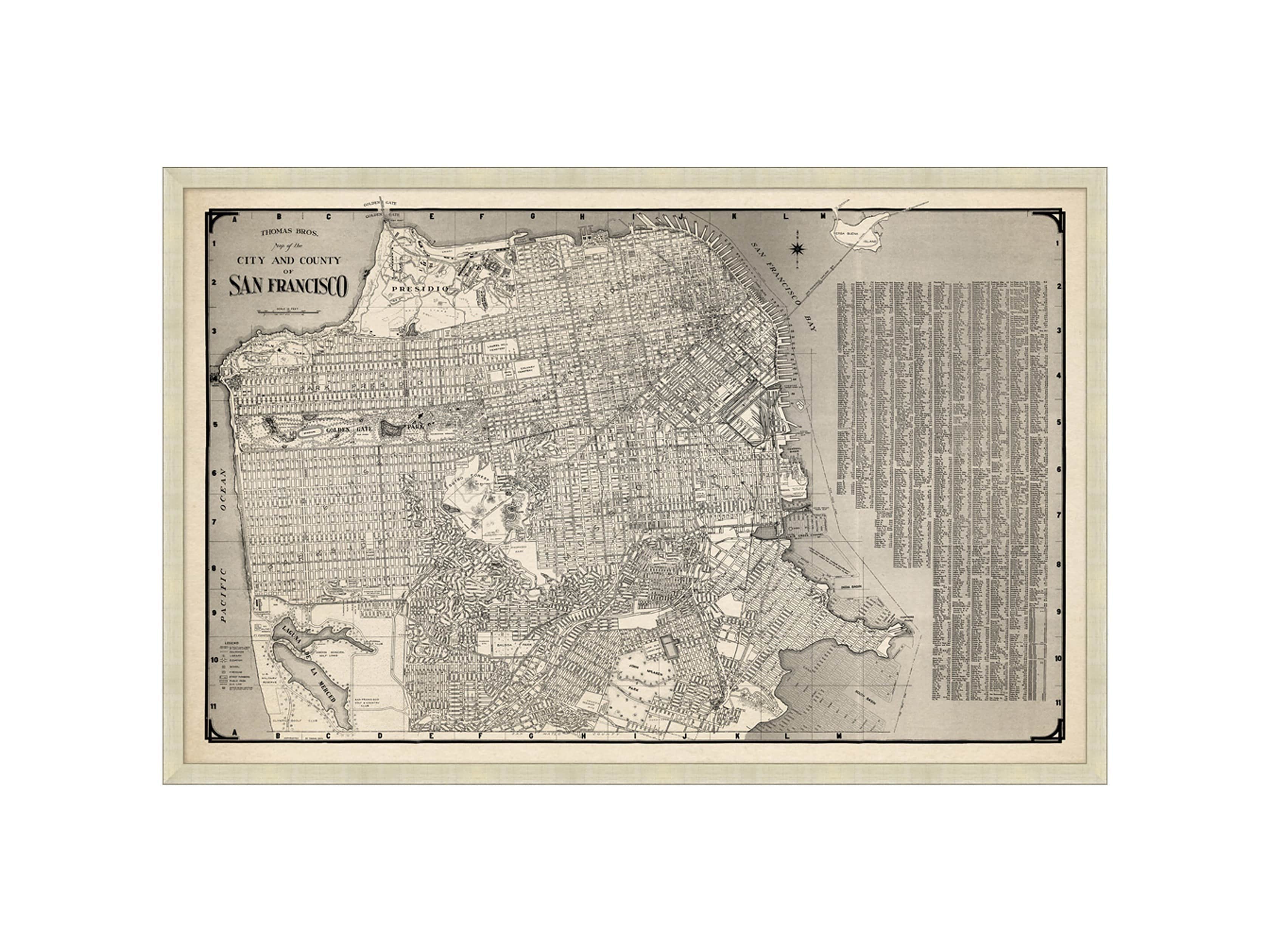 San Francisco Pictoral Map