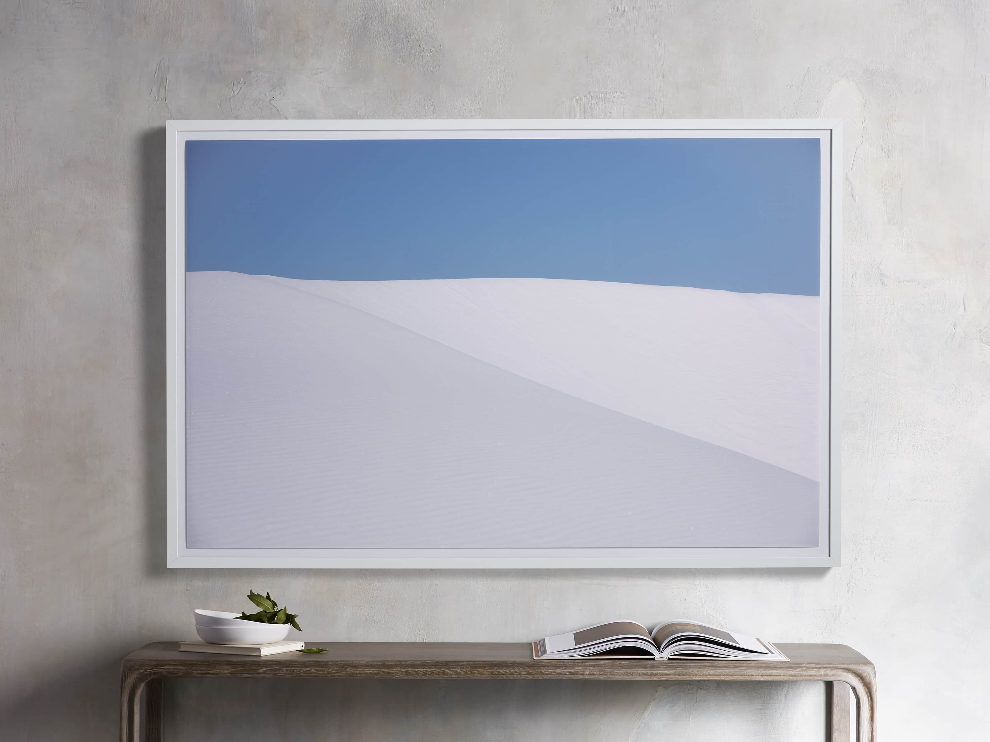 White Sands Framed Print, slide 1 of 4