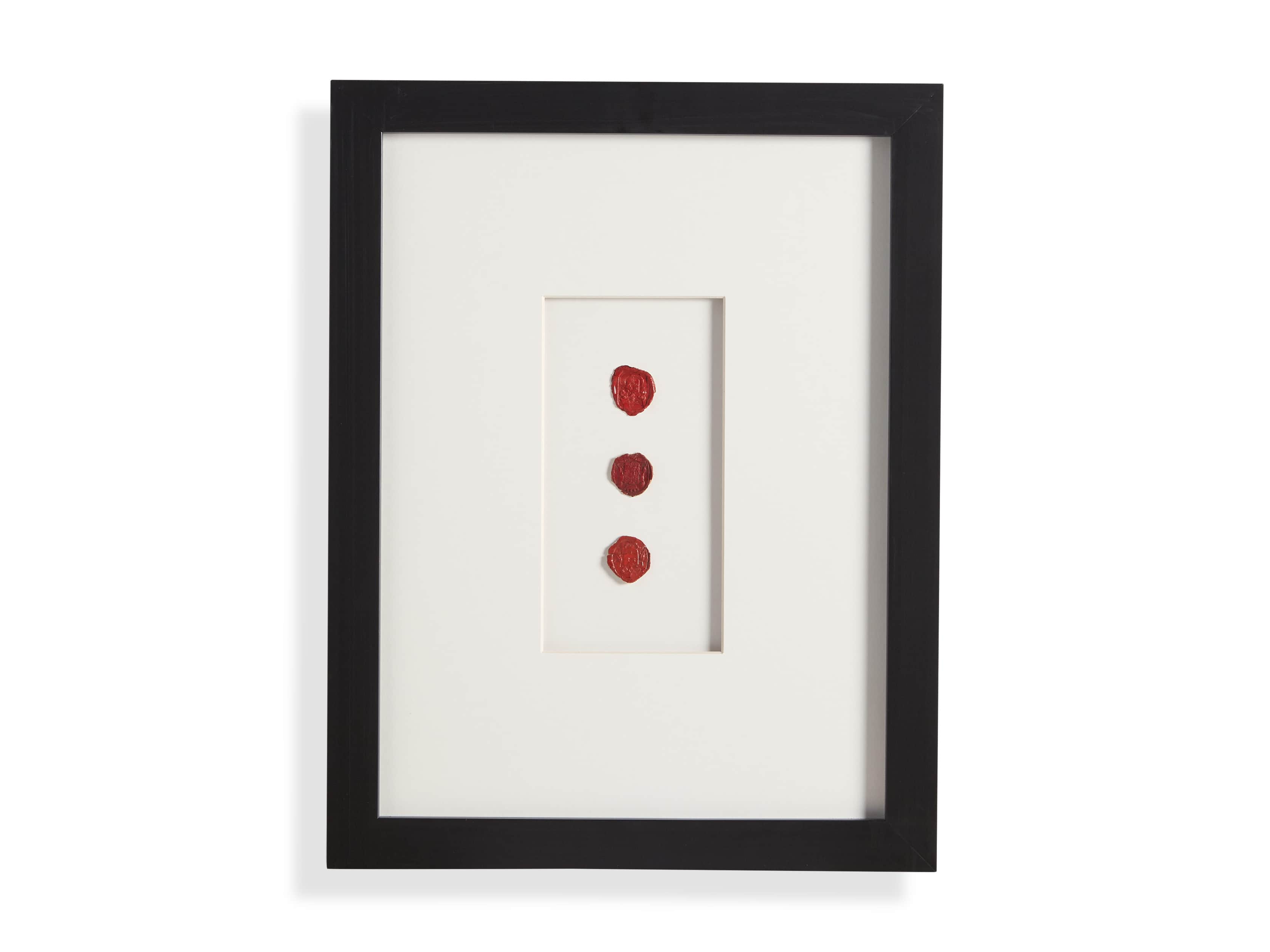 Framed Wax Seal III, slide 4 of 4