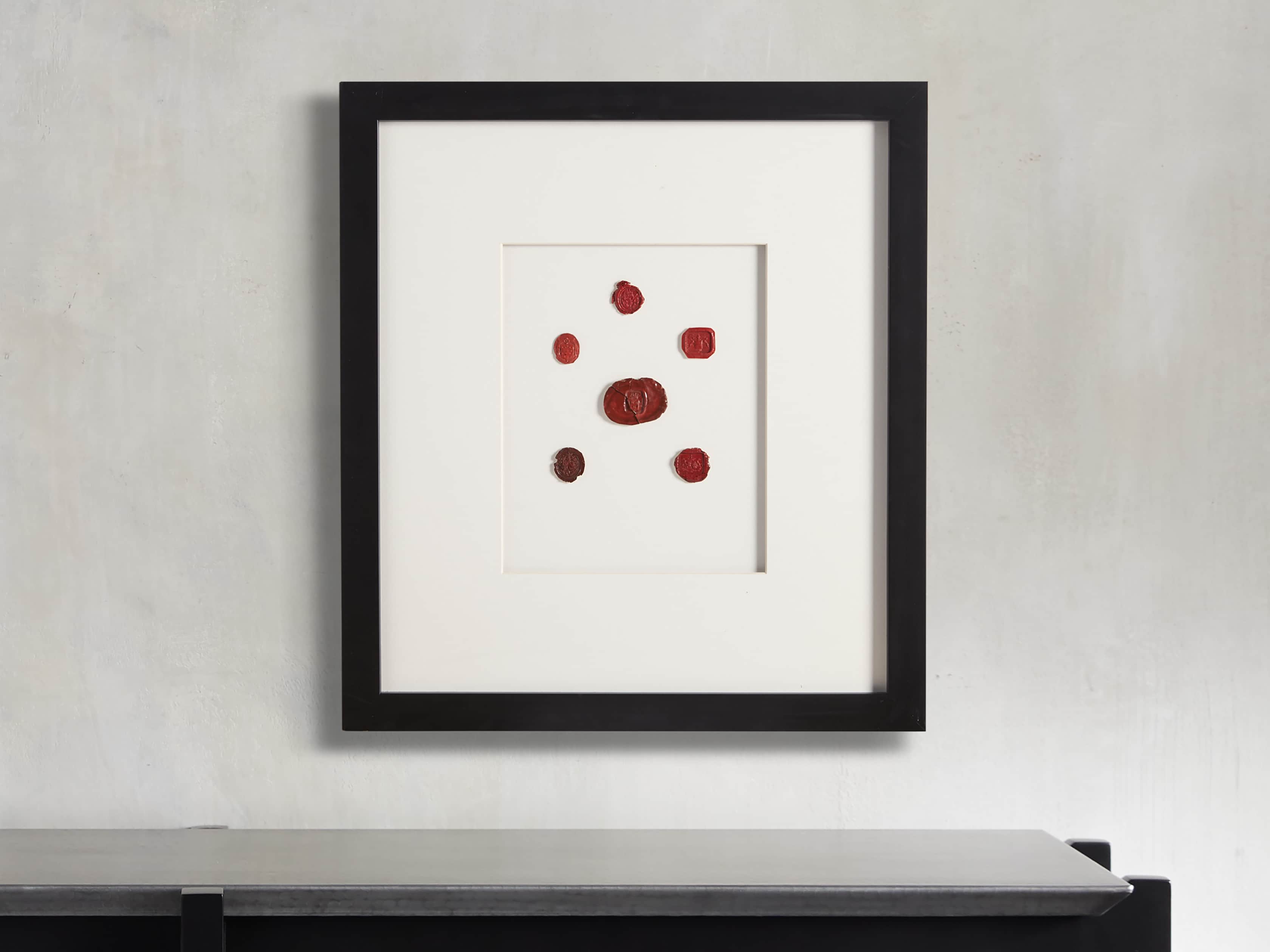 Framed Wax Seal V, slide 1 of 5