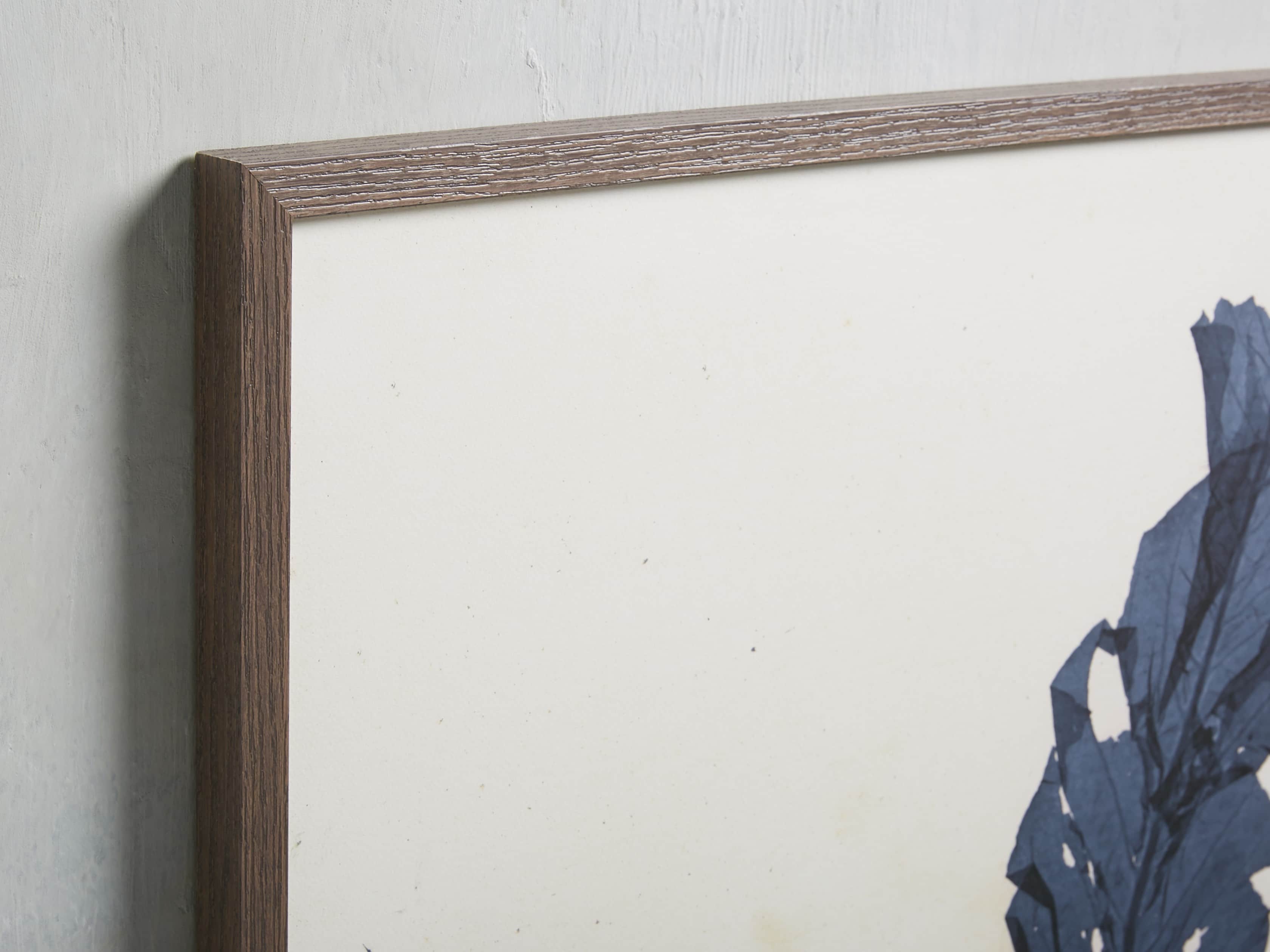 32" Blue Seaweed Framed Print II, slide 2 of 5
