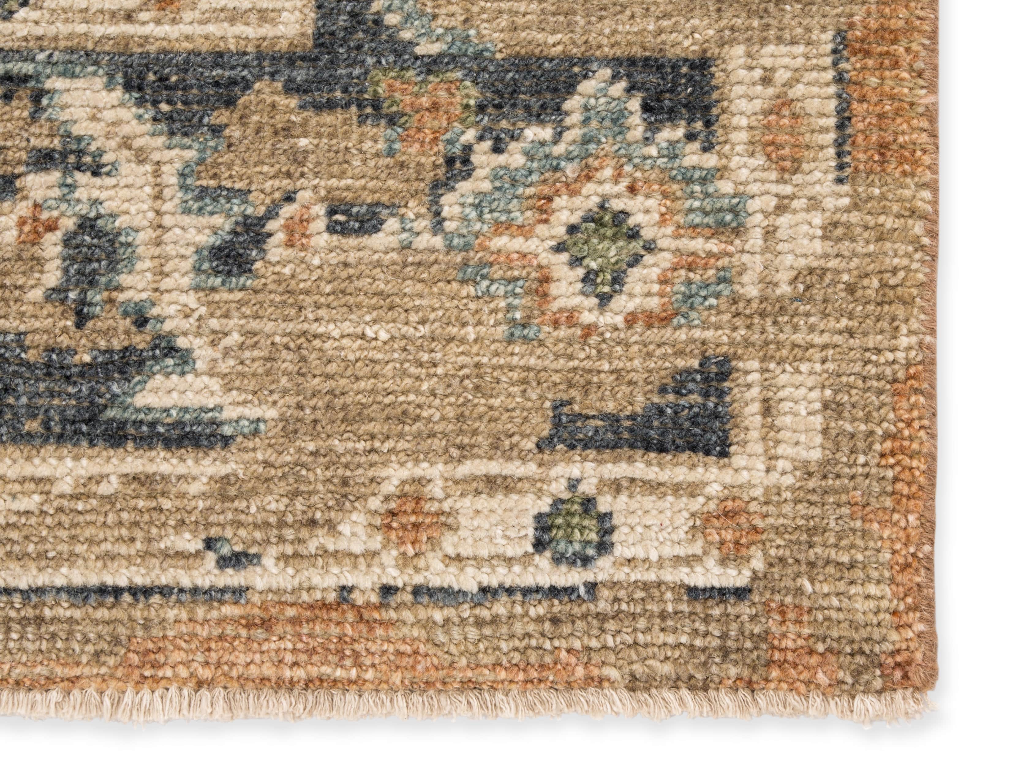 8x10 Heraldsburg Hand-Knotted Honey Rug, slide 2 of 2