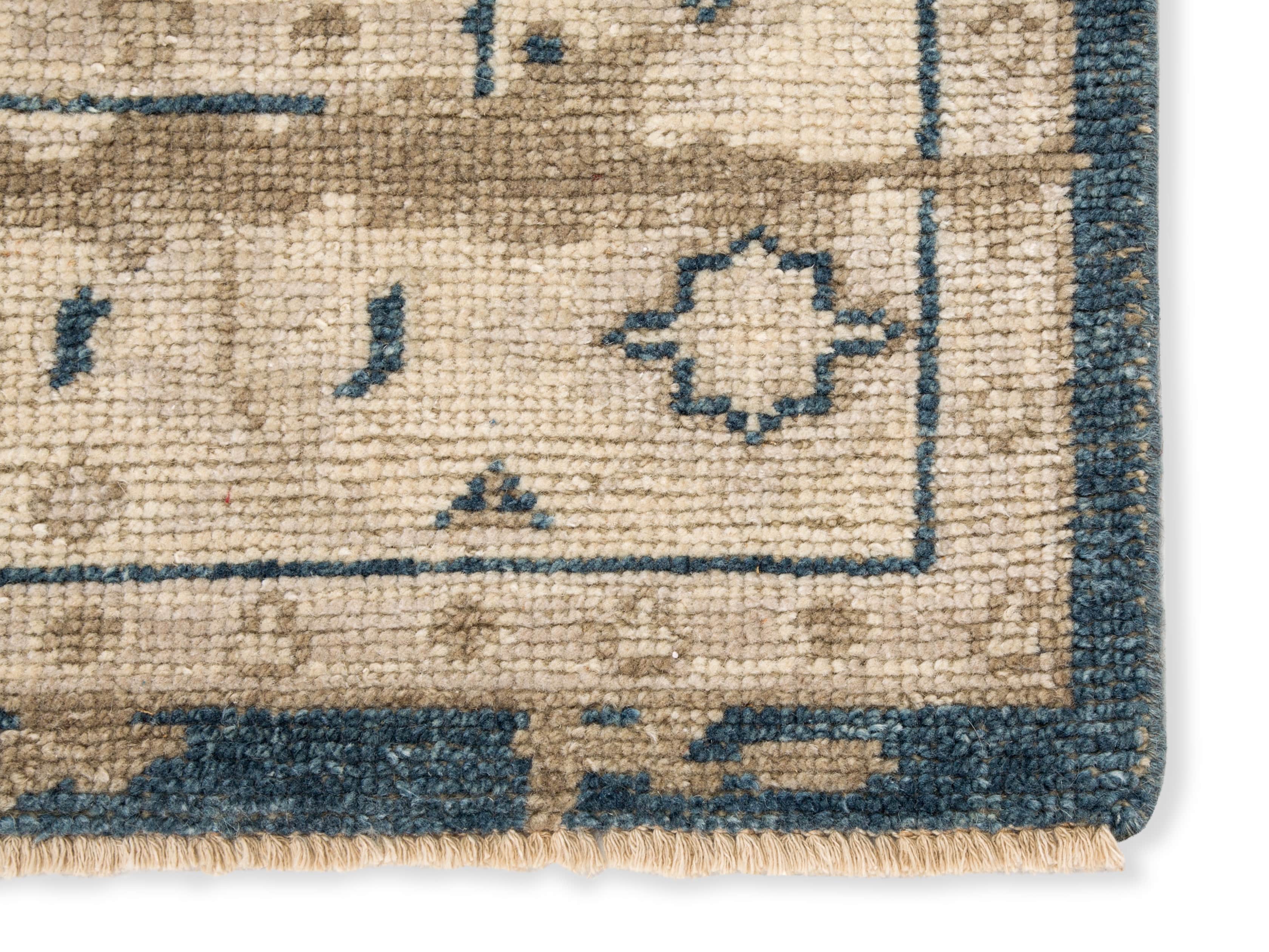 8x10 Heraldsburg Hand-Knotted Oatmeal Rug, slide 2 of 2