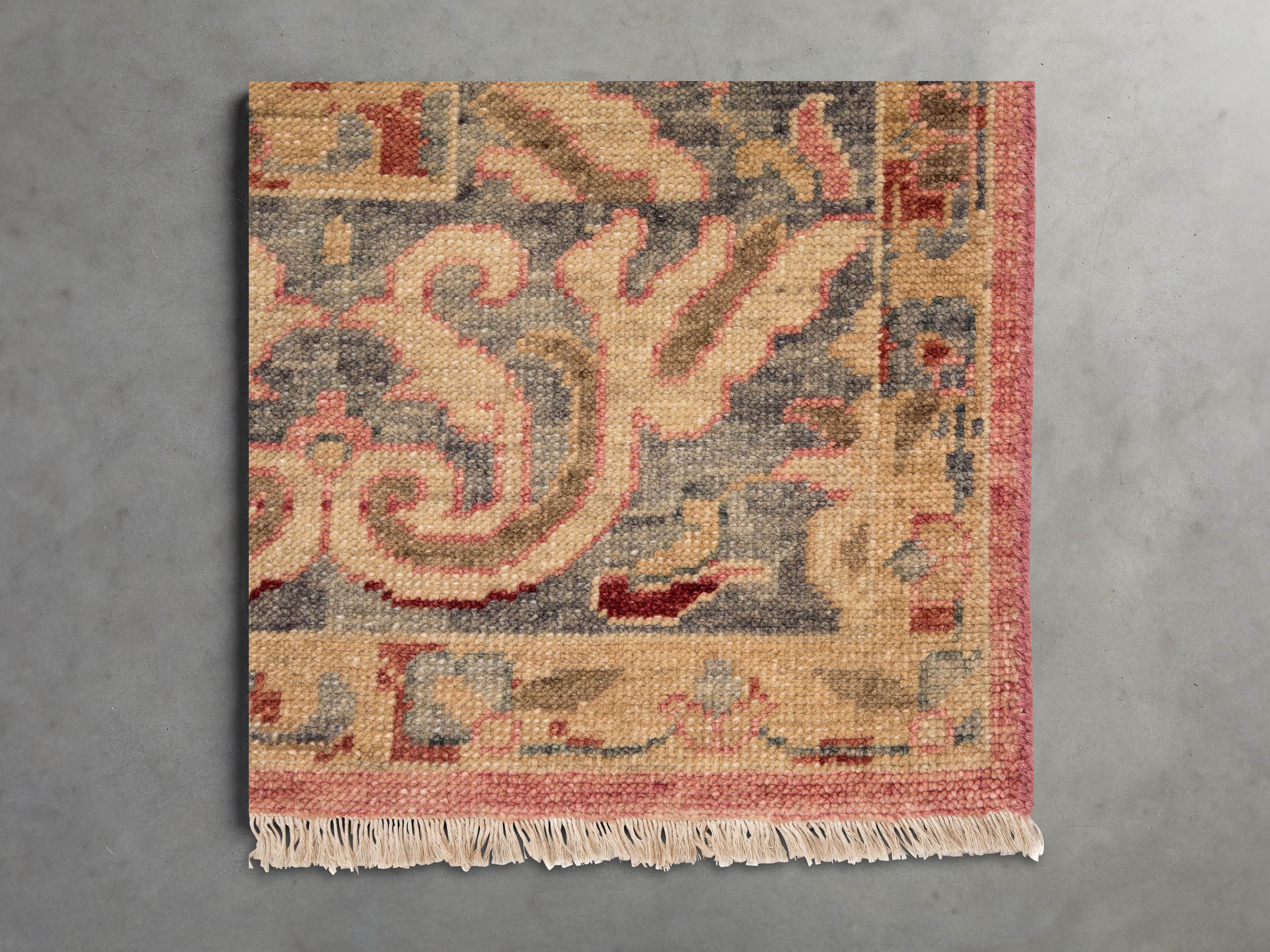 18X18 Kentfield Hand-Knotted Rug Swatch, slide 1 of 1