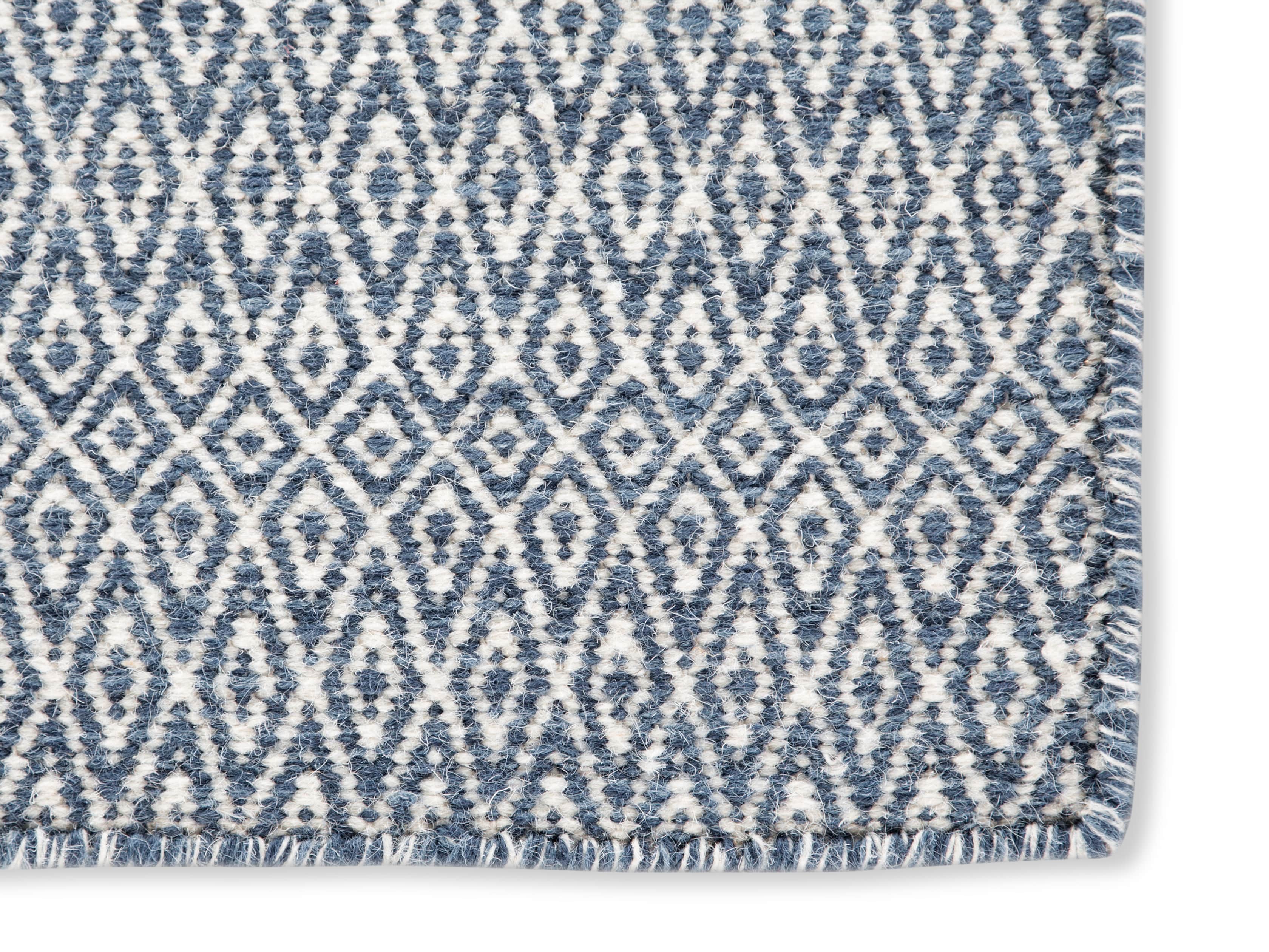5x8 Kiawah Flatweave Blue Rug, slide 2 of 2
