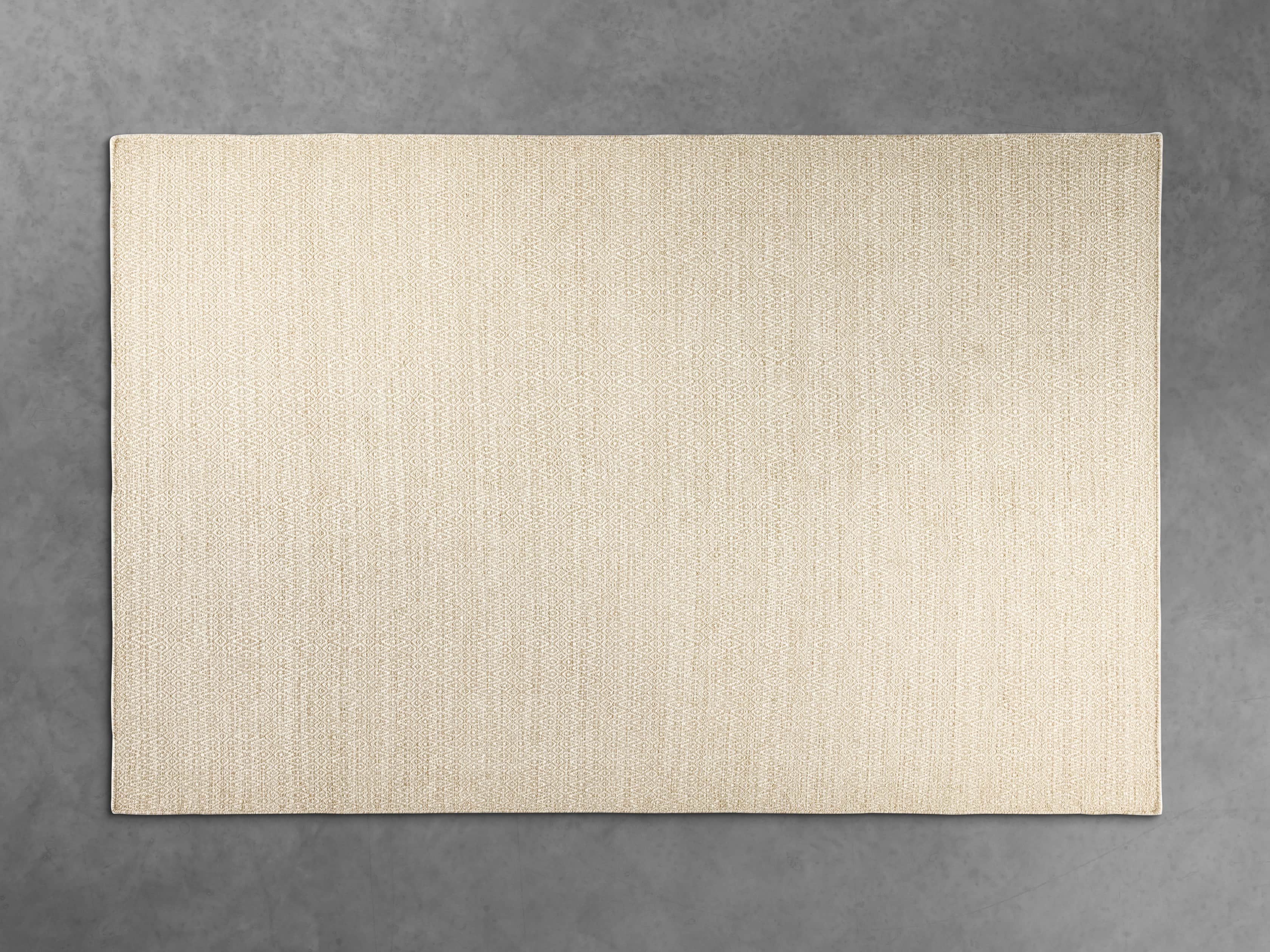 7' 10 x 9' 10 Kiawah Flatweave Cream Rug, slide 1 of 2