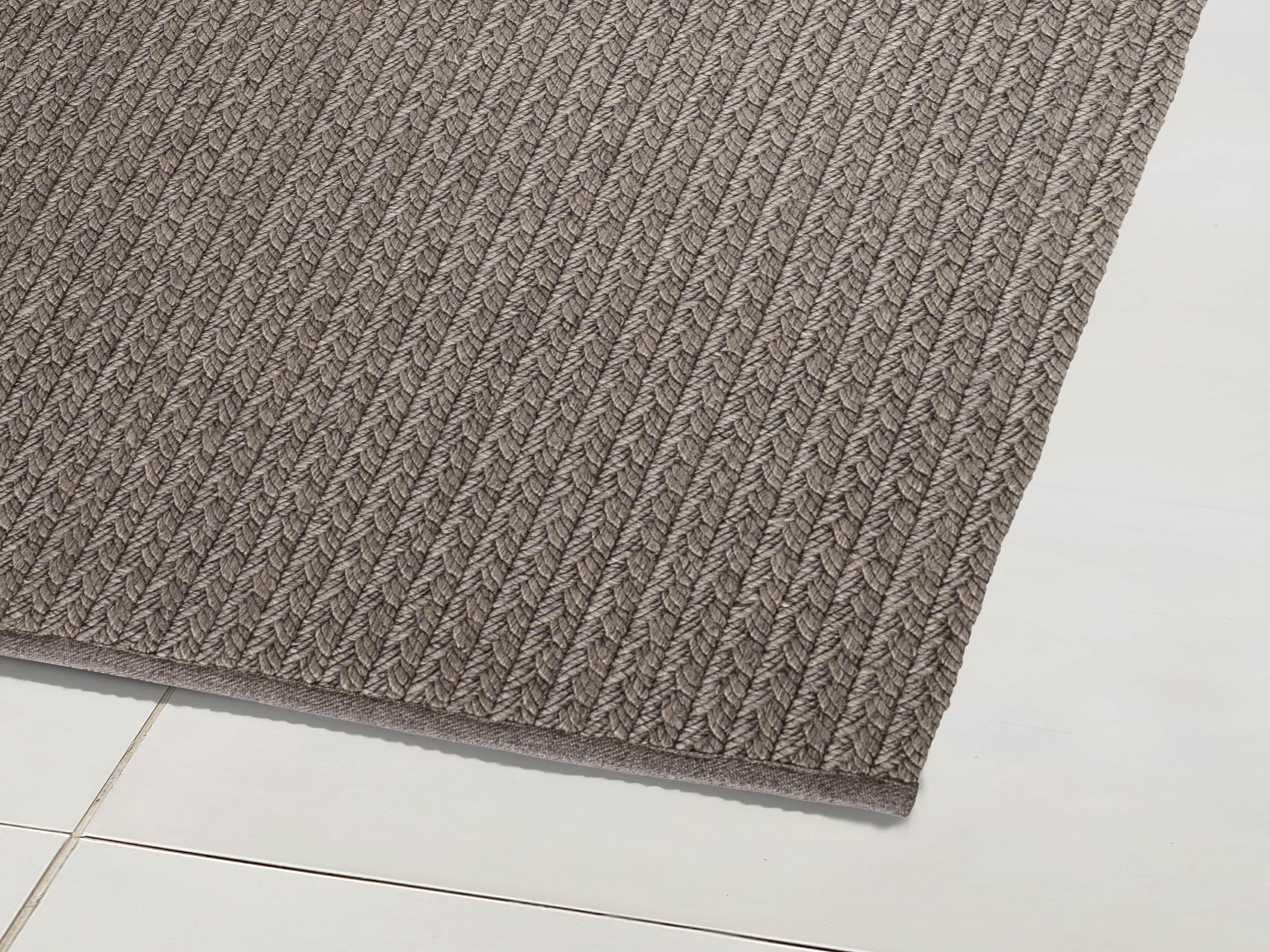 4' x 6' Manor Brown Outdoor Rug, slide 2 of 2