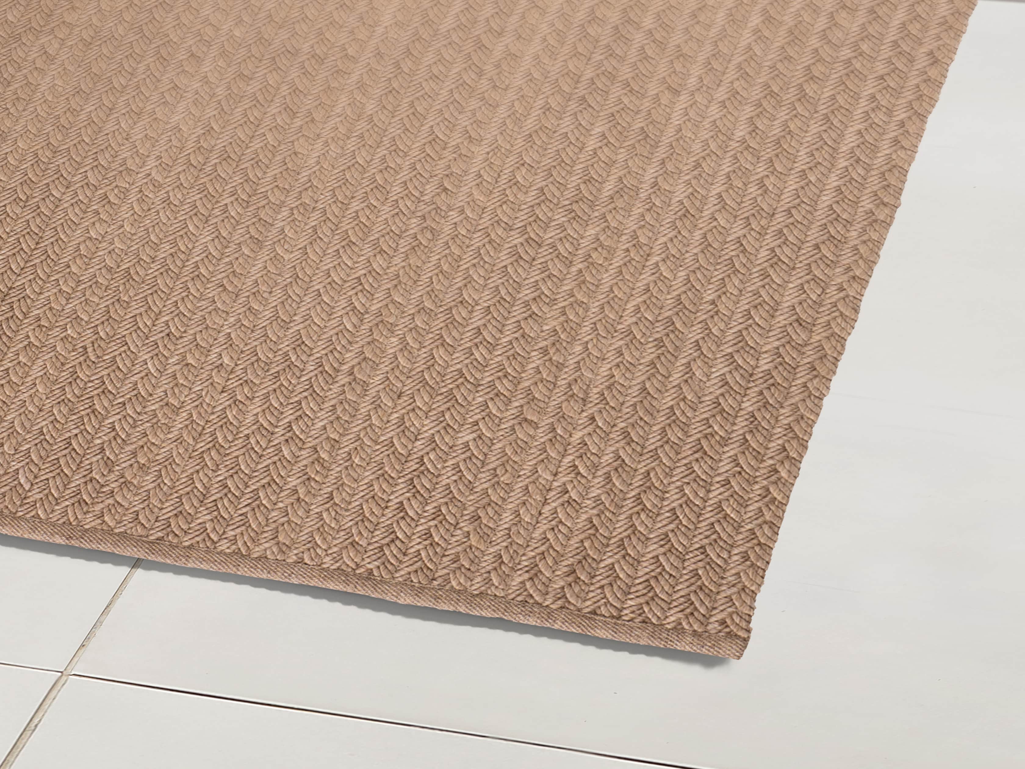 4' x 6' Manor Camel Outdoor Rug, slide 2 of 3