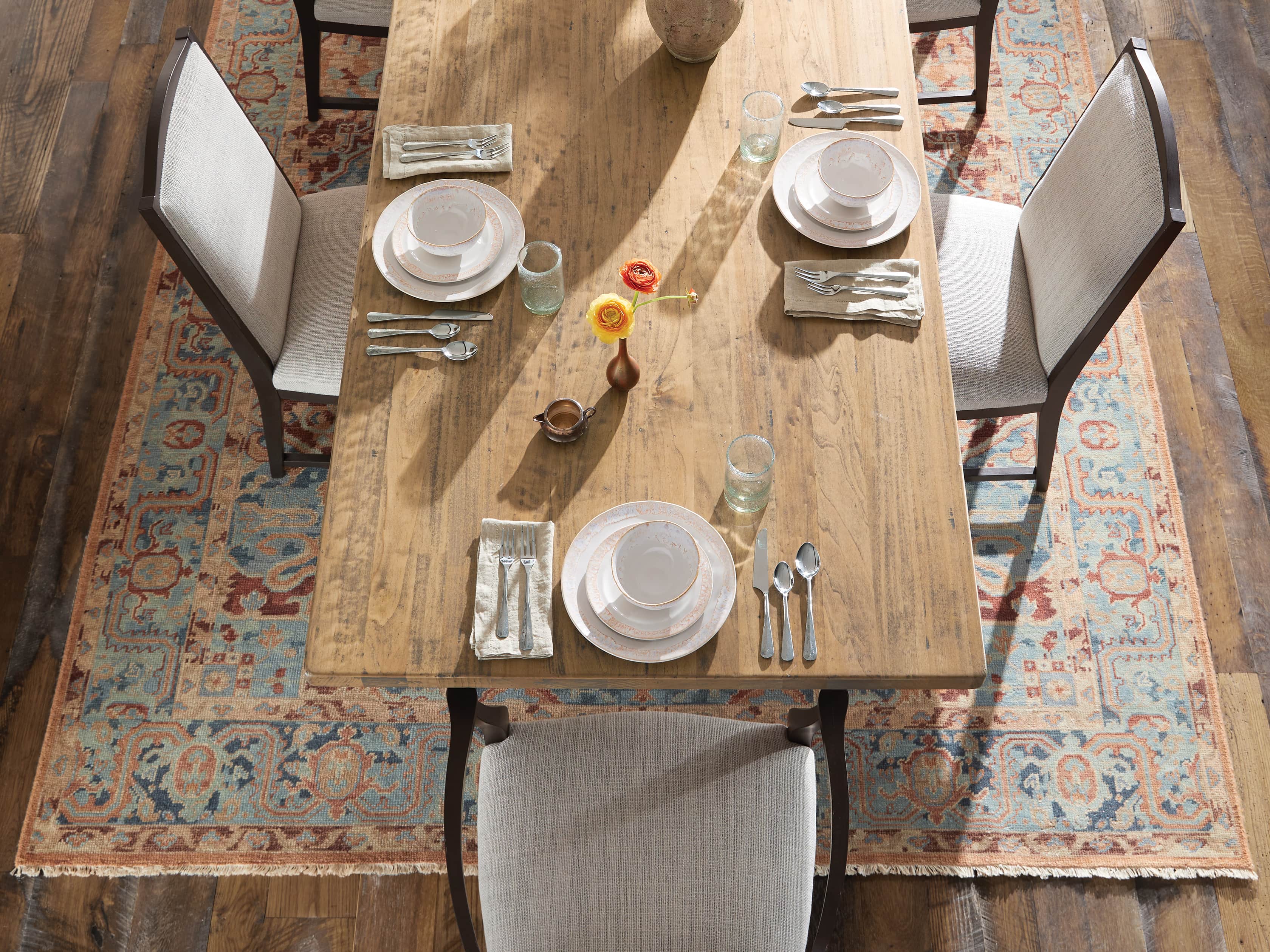 8x11 Orinda Hand-Knotted Rust Rug, slide 3 of 3