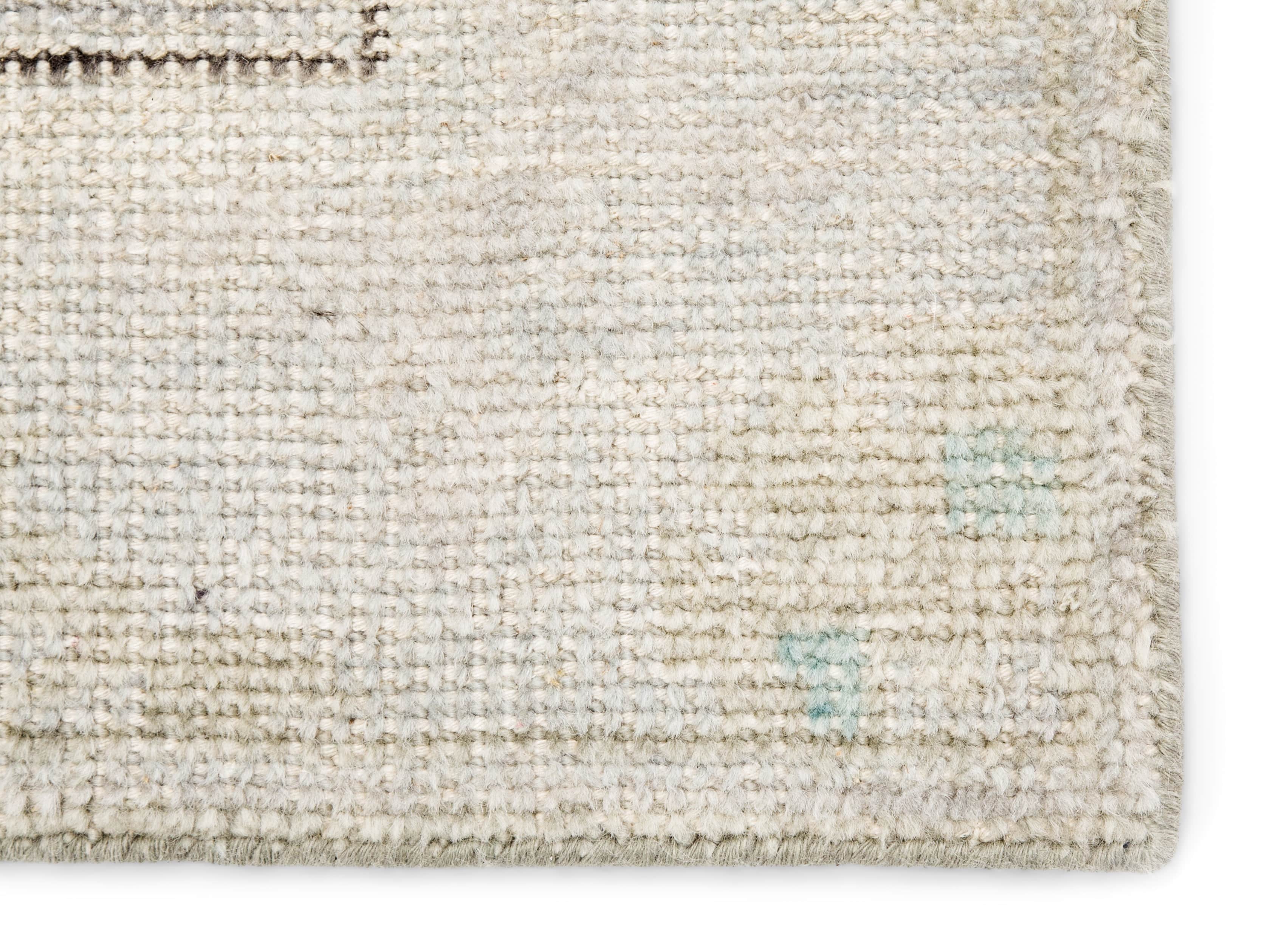 5x8 Saybrook Hand-Knotted Taupe Rug, slide 2 of 2