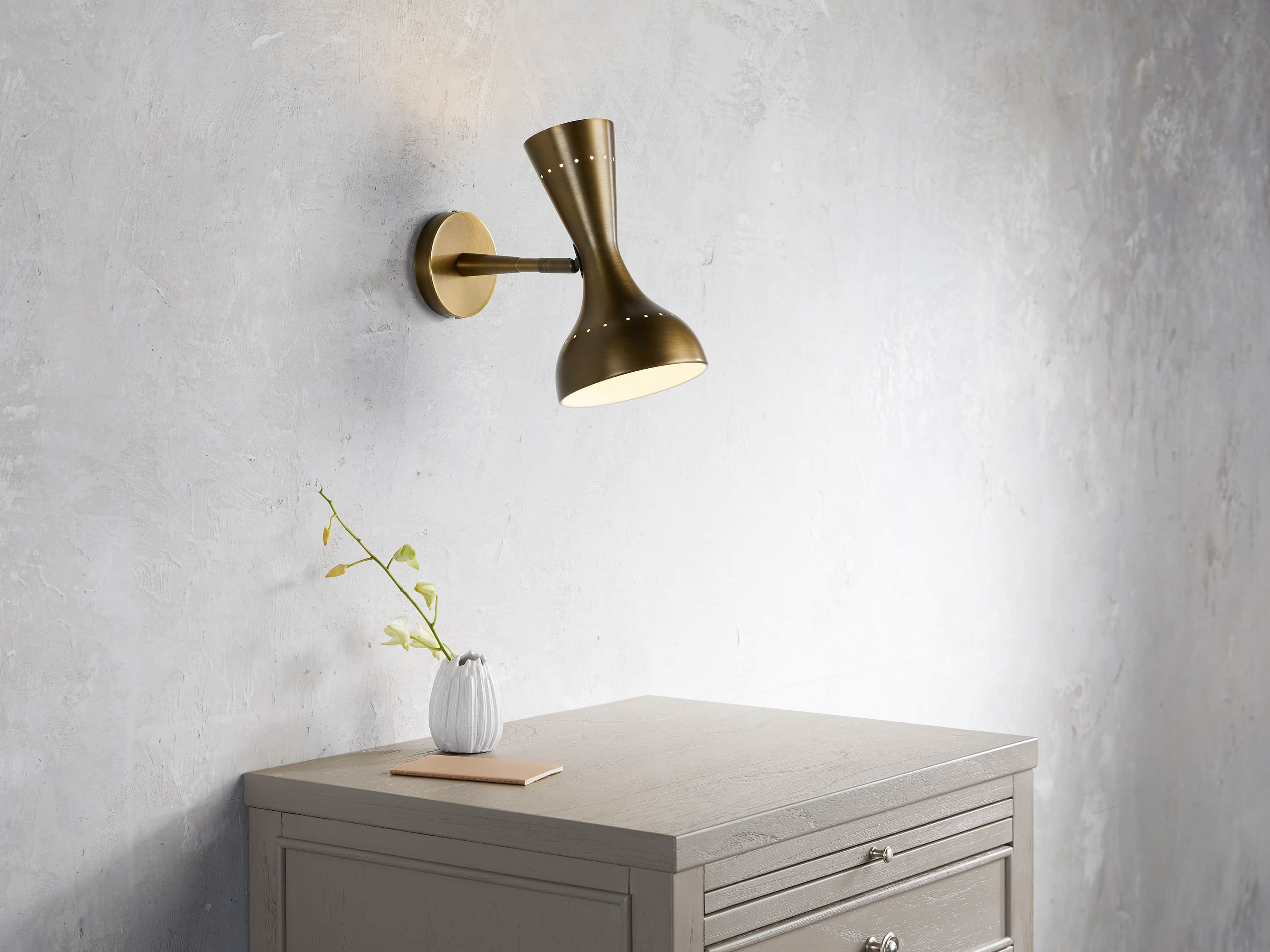 Torrin Brass Wall Sconce, slide 2 of 4