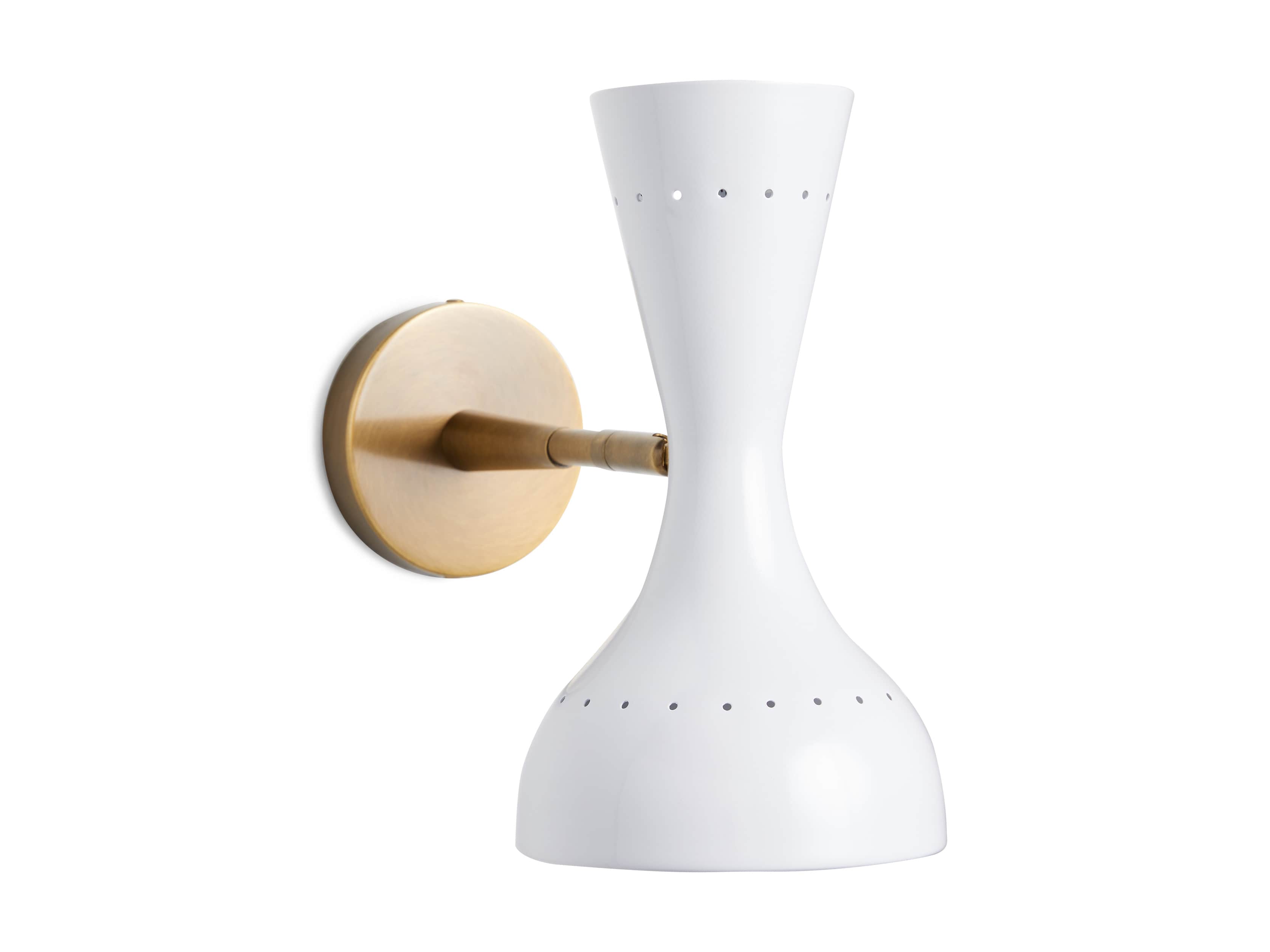 Torrin White Wall Sconce, slide 3 of 4