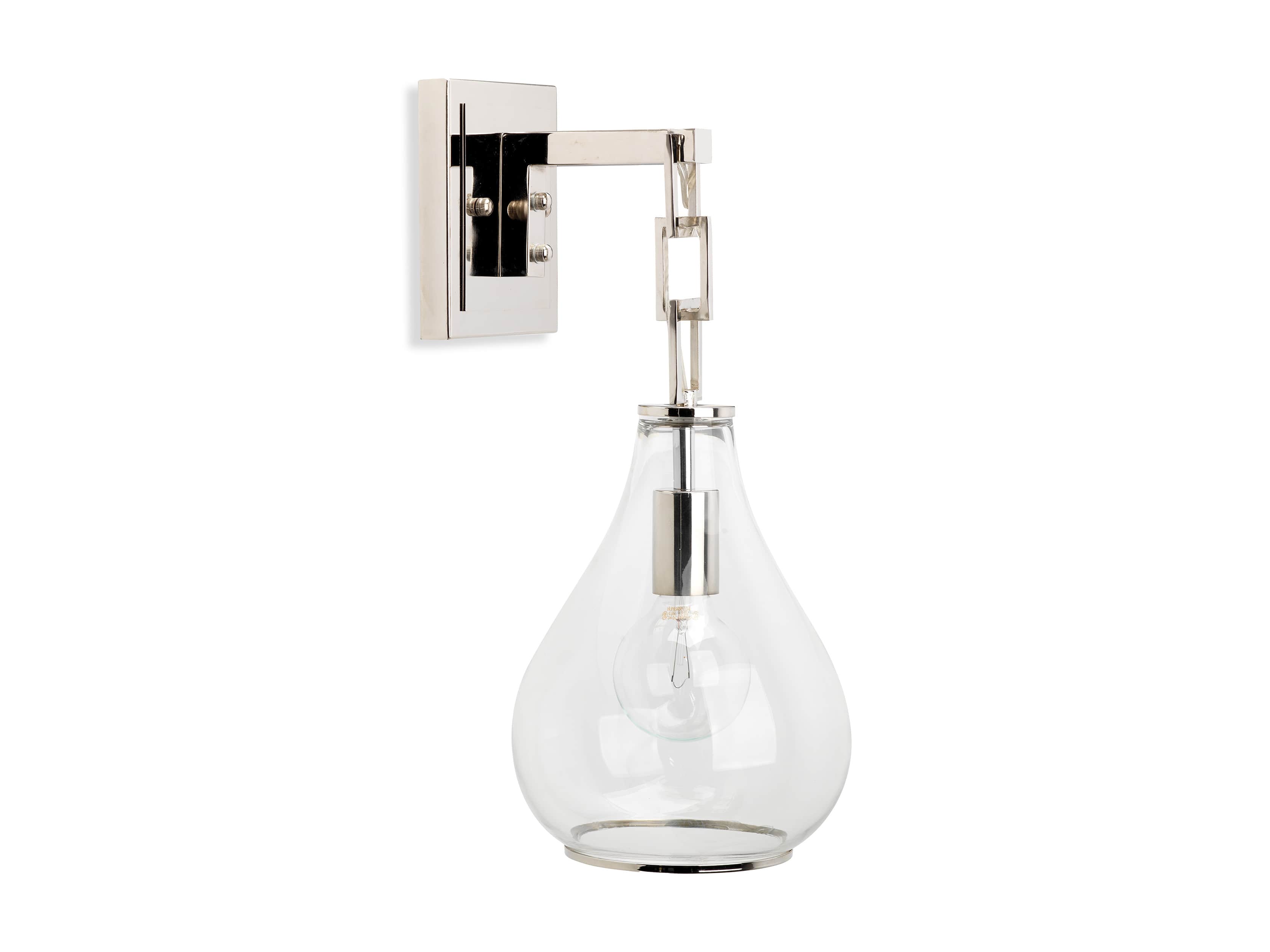 Lowell Sconce in Nickel, slide 5 of 6